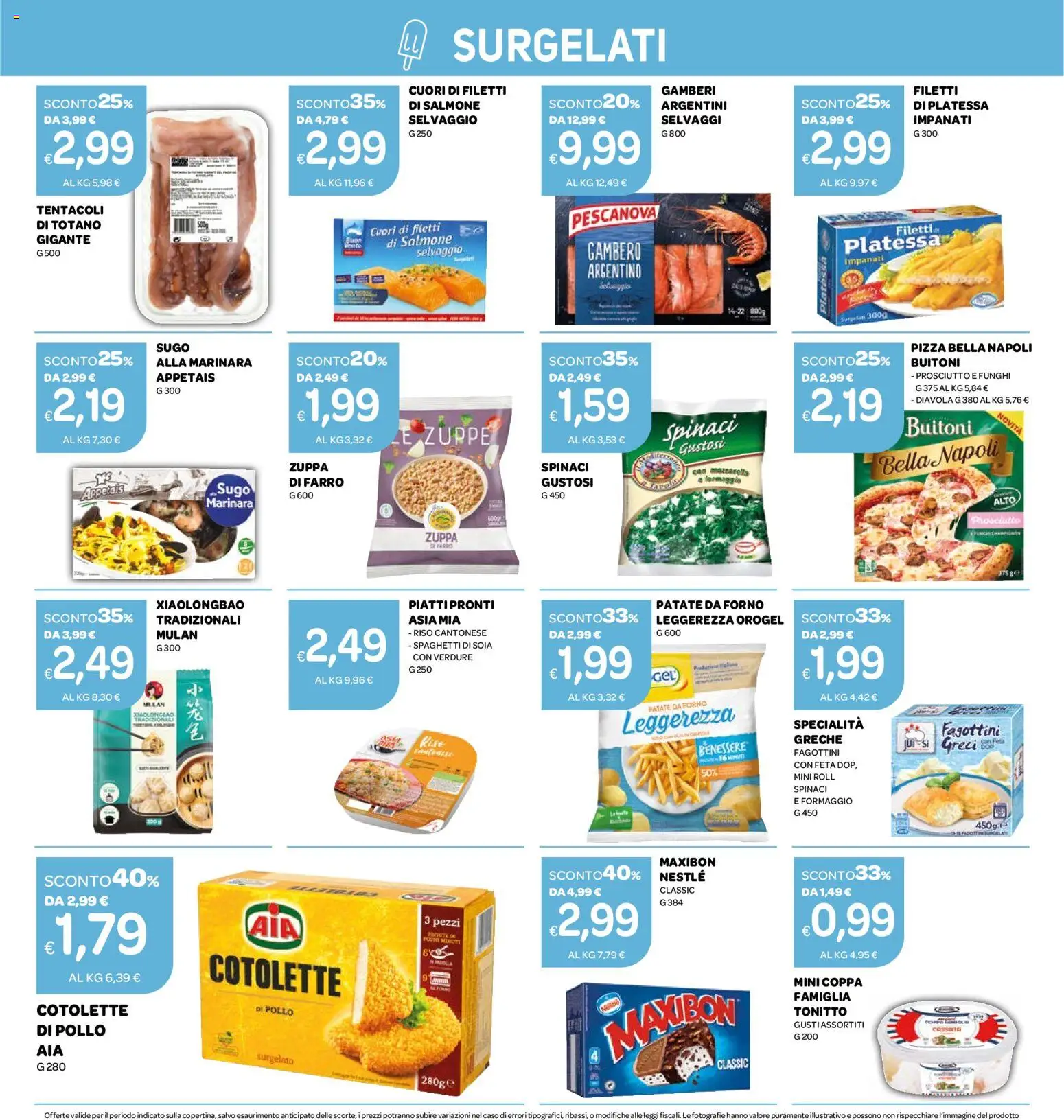 Volantino Ekom del 24.02.2026 | Pagina: 4 | Prodotti: Salmone, Riso, Forno, Sugo