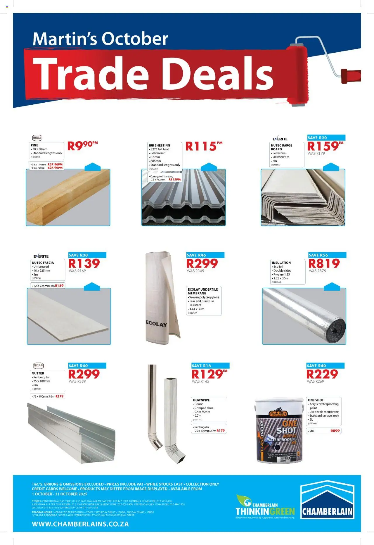 New Chamberlain catalogue – valid from 01.10.2025 | Page: 2 | Products: Paint