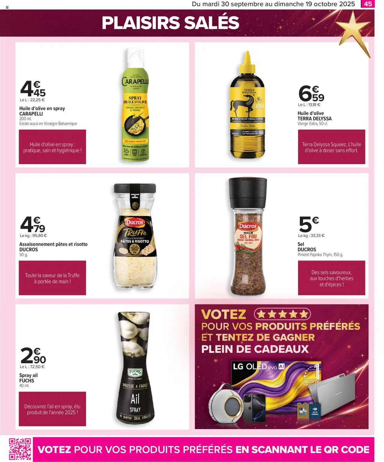  | Page: 45 | Produits: Paprika, Huile d'olive vierge, Piment, Huile