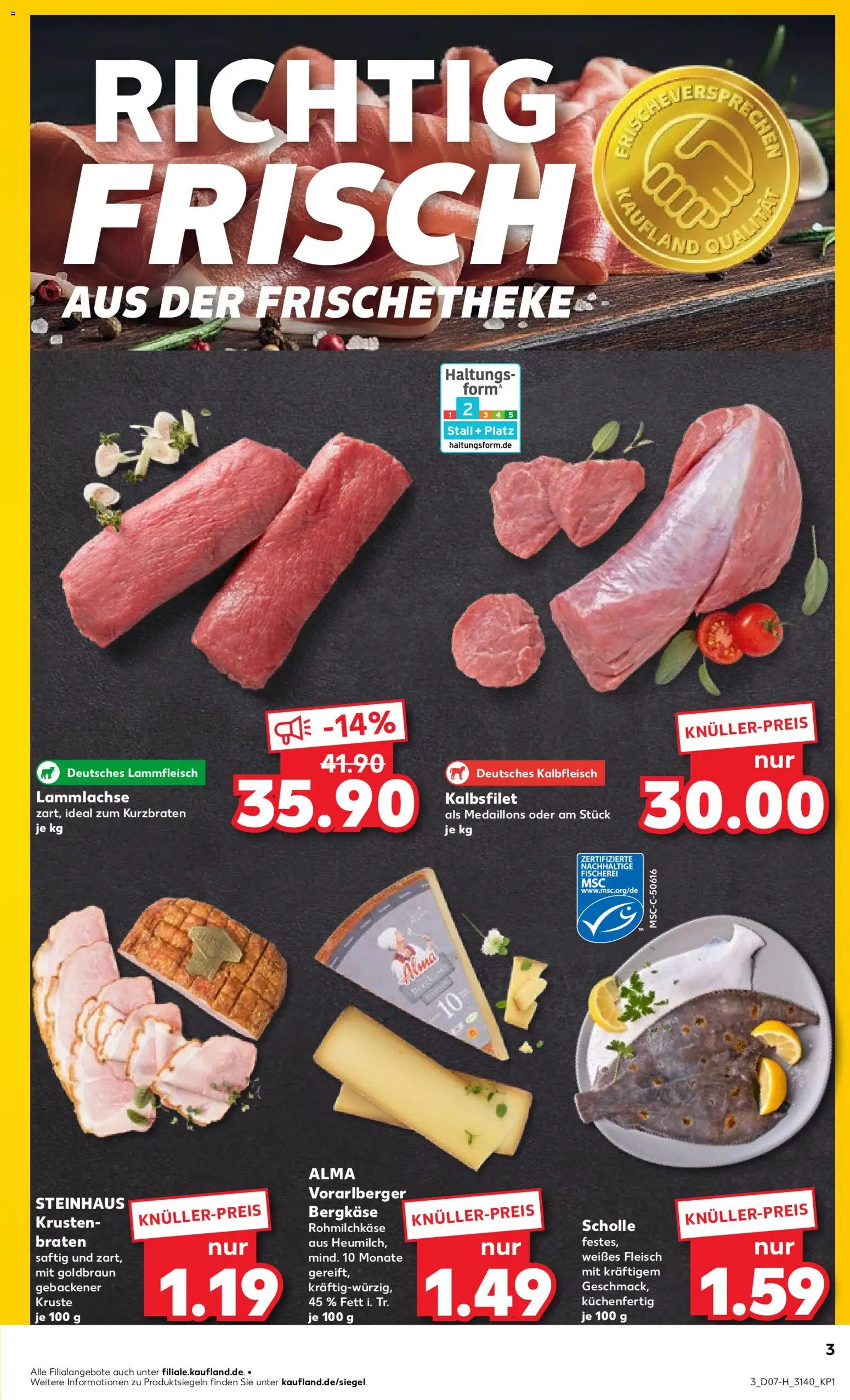 Kaufland prospekt Leipzig	 – gültig ab 12.02.2026 | Seite: 3 | Produkte: Krustenbraten, Fleisch