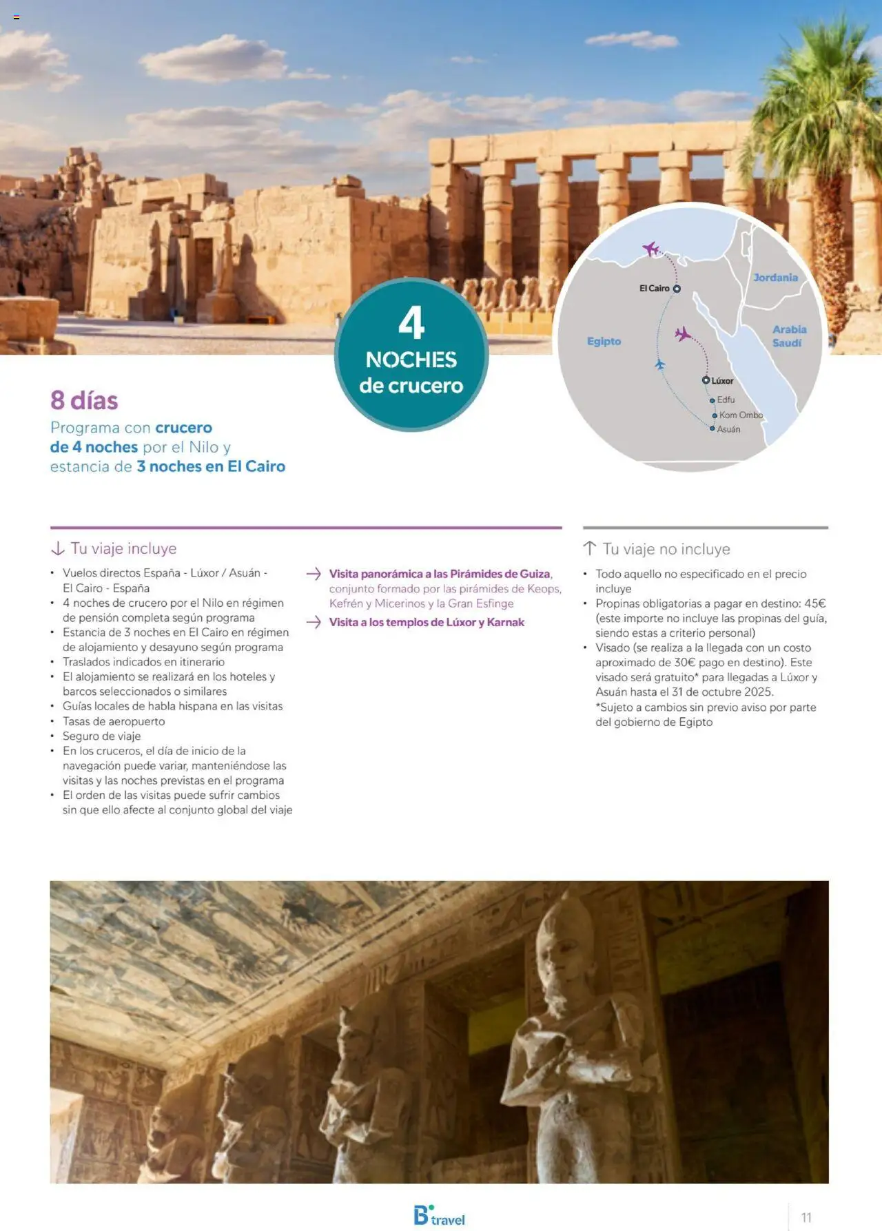 B the travel brand Egipto │ válido desde el 01.07.2025 | Página: 11