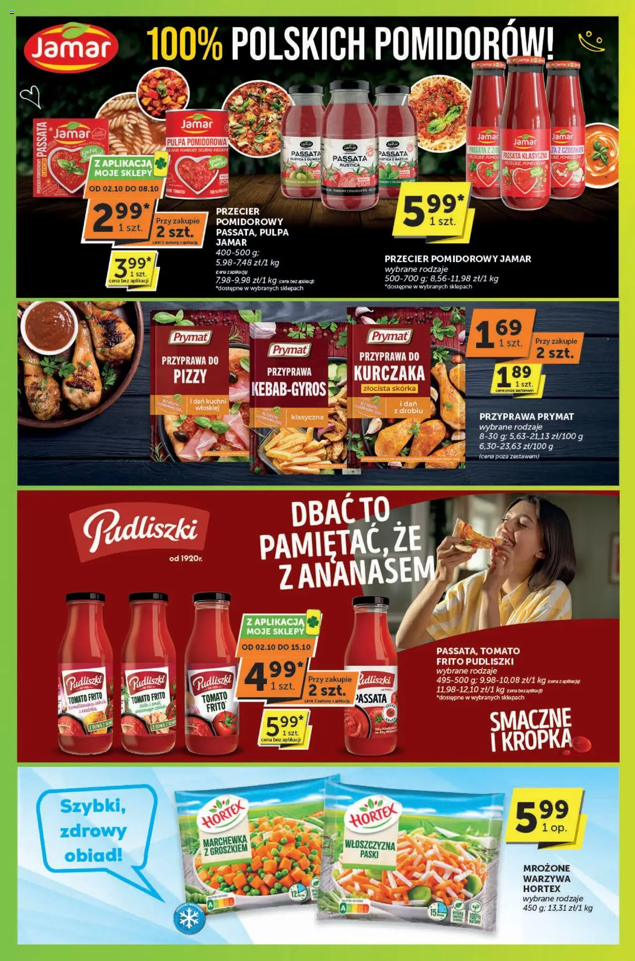 Euro Sklep Gazetka - Sprawdź, co więcej od 02.10.2025 | Strona: 4 | Produkty: Przecier pomidorowy, Bazylia, Marchewka, Warzywa