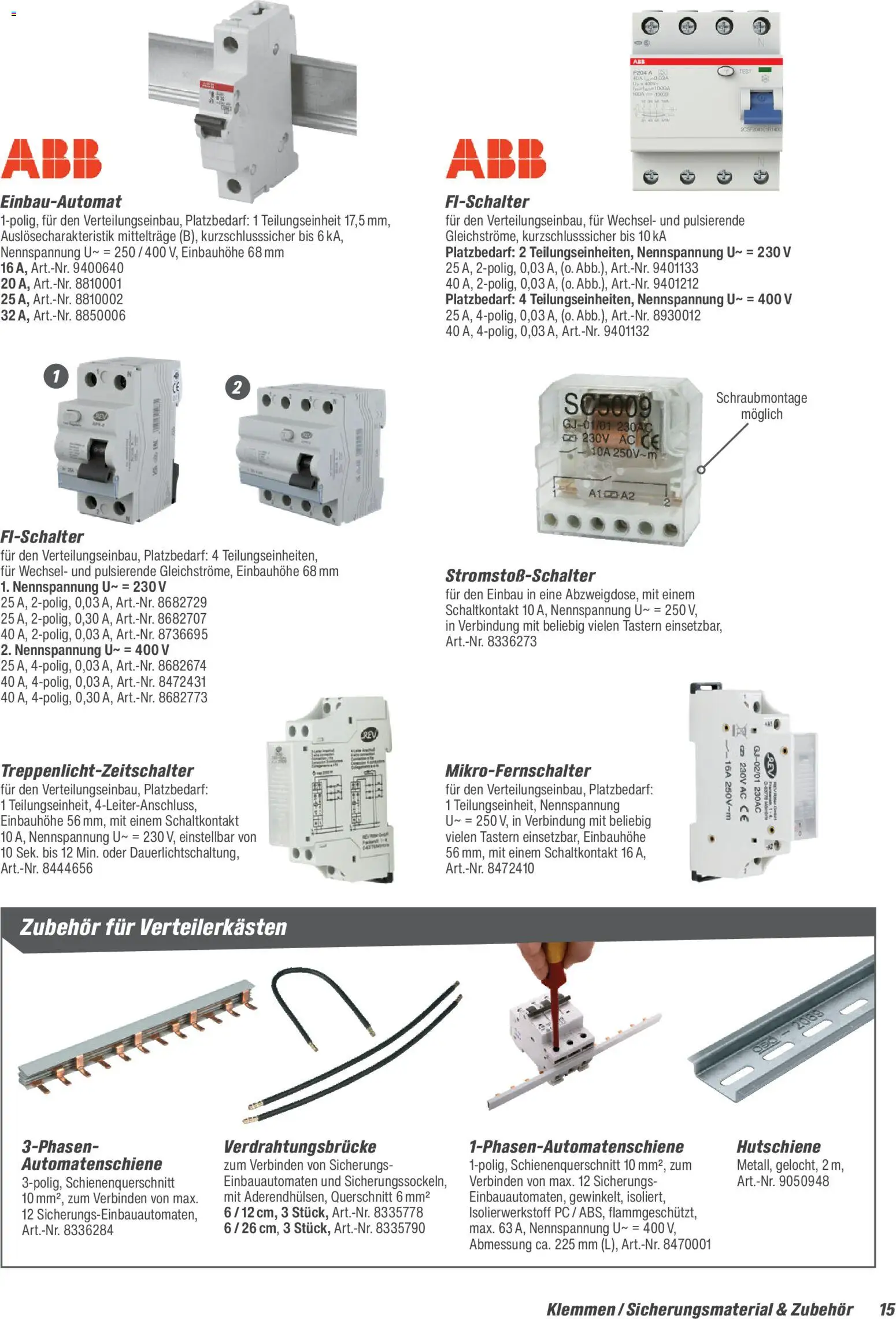 Toom Baumarkt Elektro-Installation 2026 – gültig ab 14.03.2026 | Seite: 15 | Produkte: PC