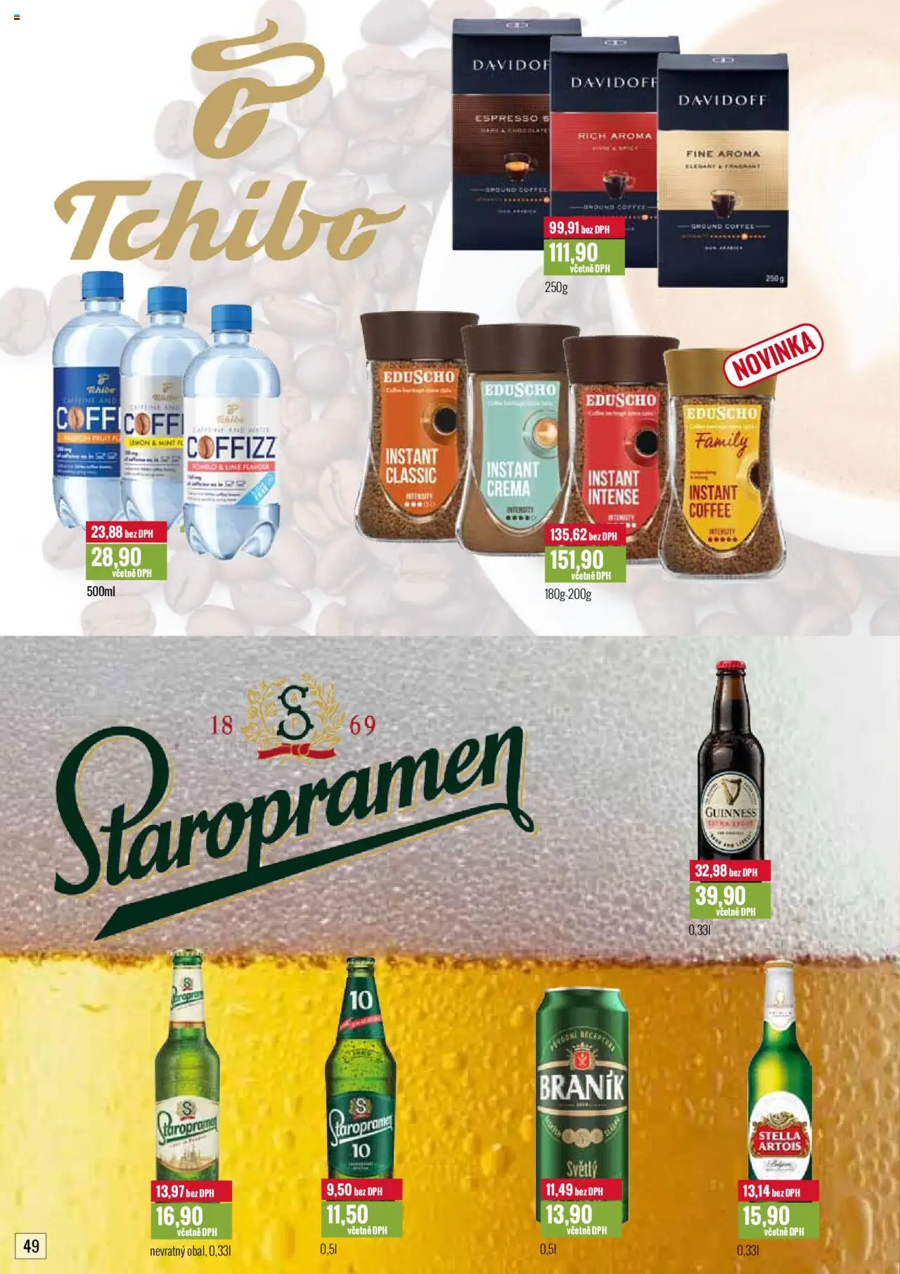 Ratio leták od 01.10.2025 | Strana: 50 | Produkty: Staropramen, Tchibo, Braník, Crema