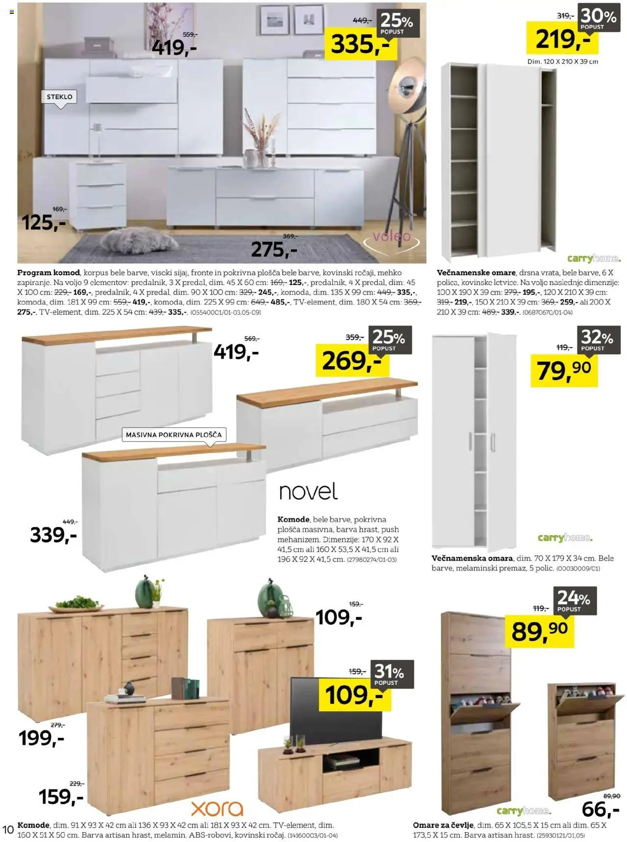 Novi XXXL Lesnina katalog ponudbe – veljaven od 15.09.2025 | Stran: 10 | Izdelki: Barva