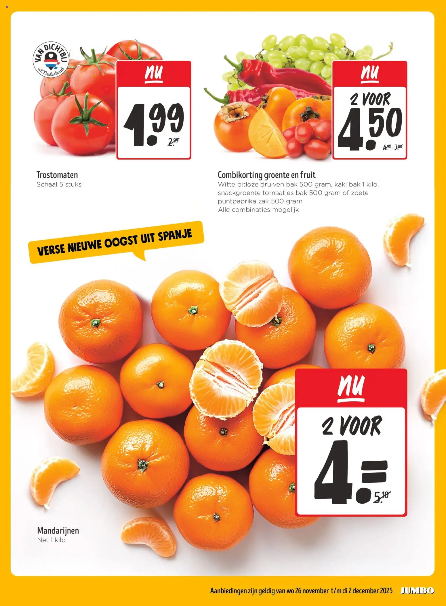 {H1} | Pagina: 7 | Producten: Mandarijnen, Schaal, Zak, Fruit