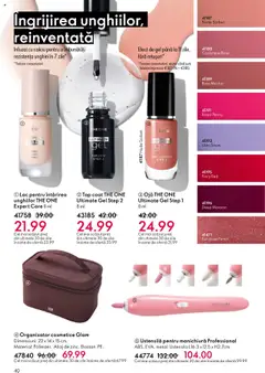 Noul catalog Oriflame – valabil de la 01.10.2025 | Pagină: 40 | Produse: Top coat, Top, Ojă