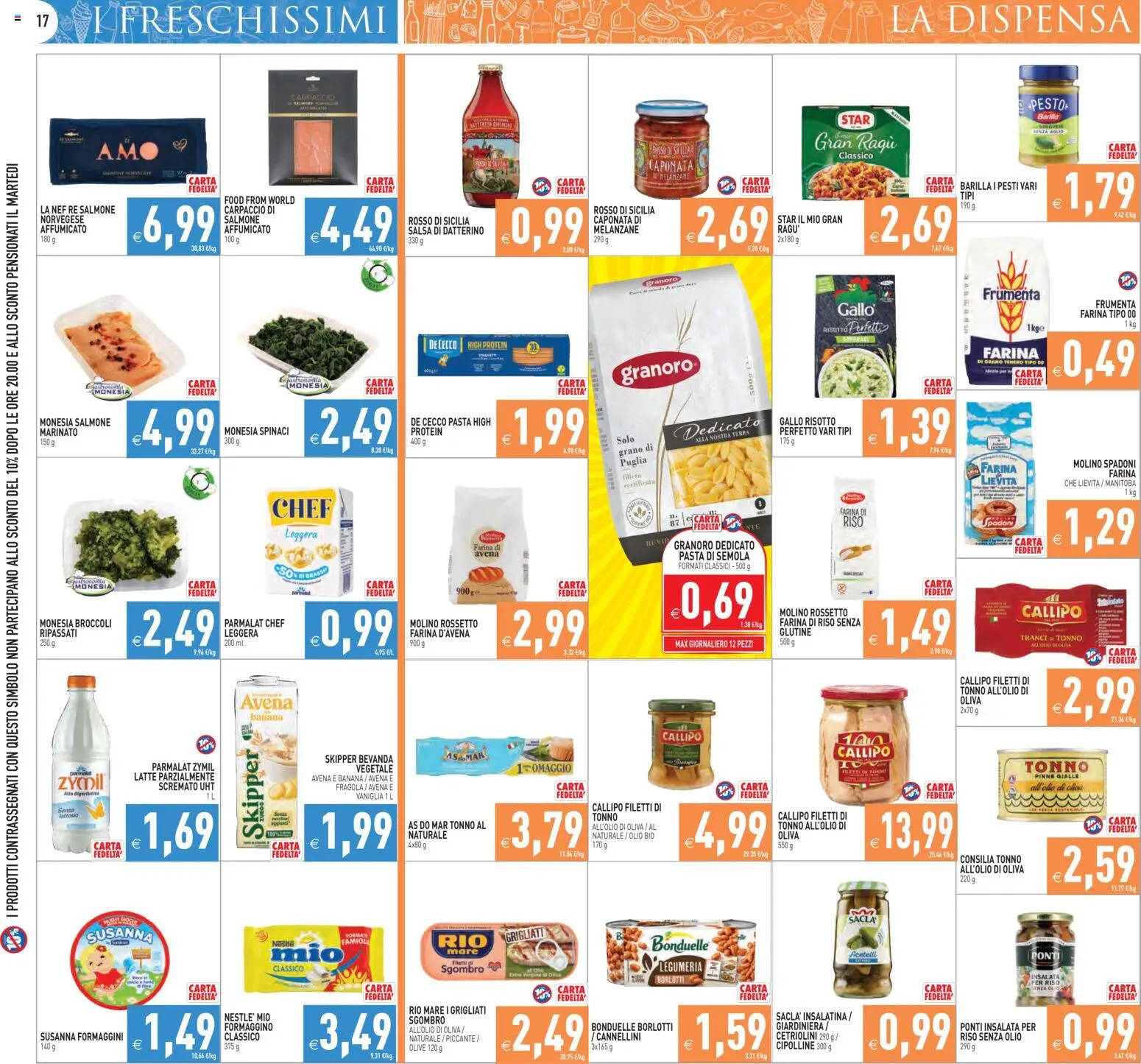 Volantino PIM Supermercati del 29.04.2026 | Pagina: 17 | Prodotti: Cannellini, Salsa, Latte, Broccoli