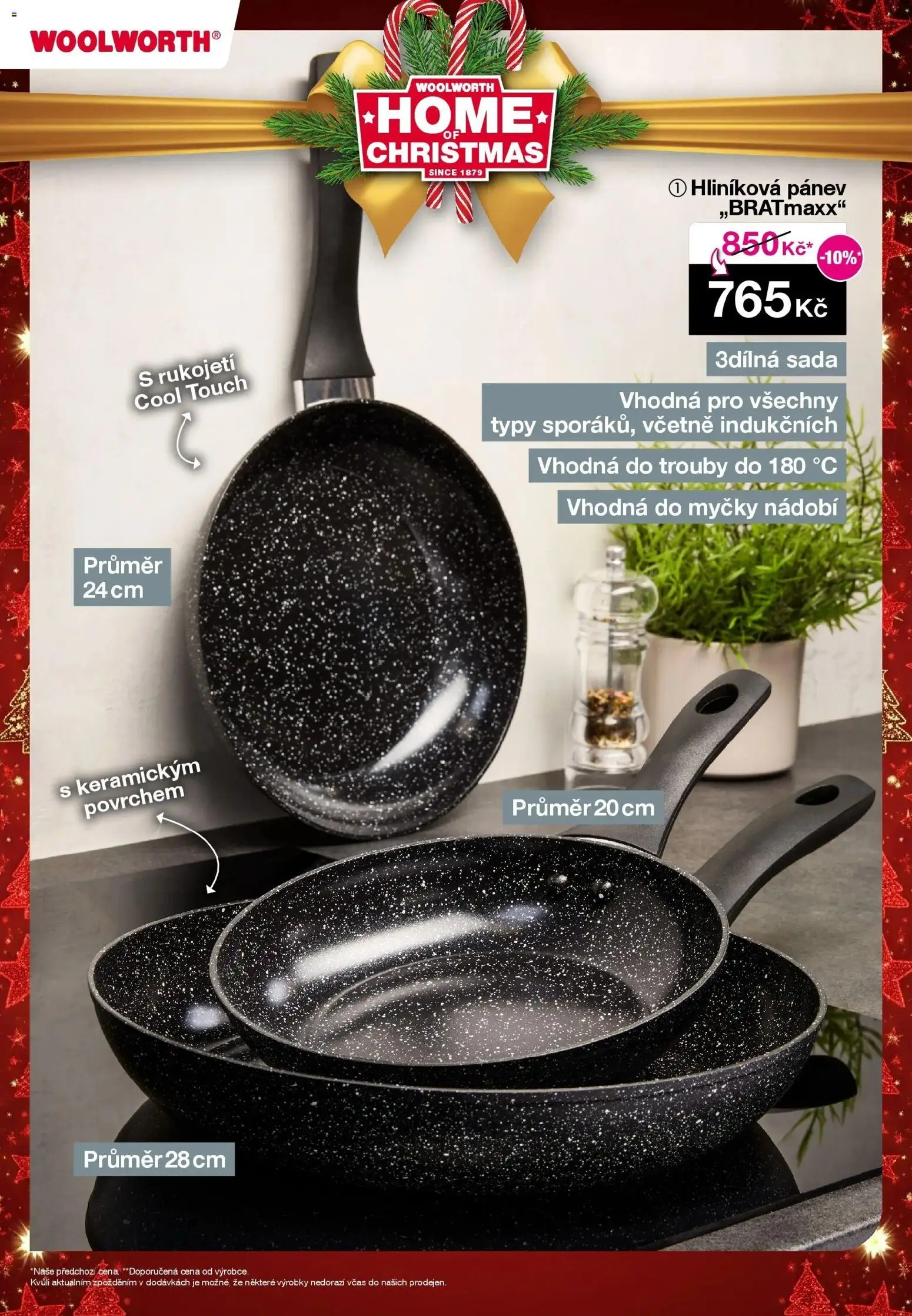Woolworth leták od 07.11.2025 - akční nabídka | Strana: 3 | Produkty: Pánev, Nádobí