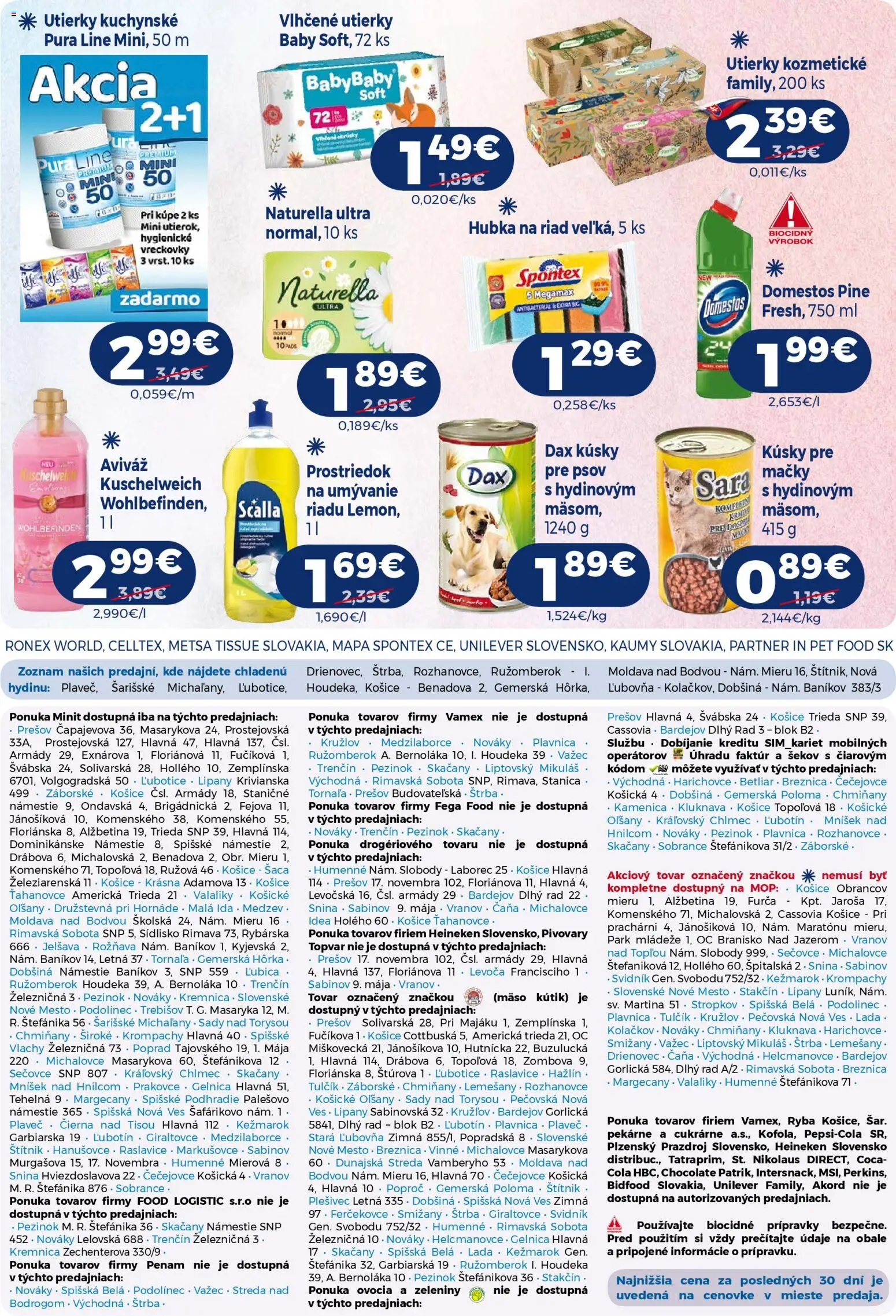 Nové Milk Agro akcie – leták je platný od 18.02.2026 | Strana: 15 | Produkty: Mop, Hubka, Aviváž, Ryba