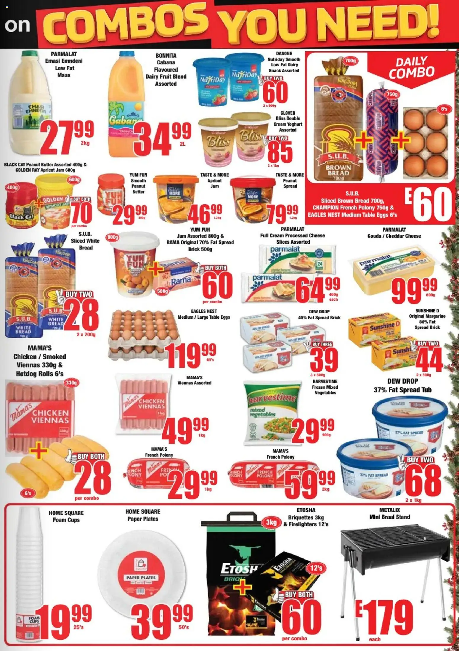 New Boxer catalogue – valid from 17.12.2025 | Page: 3 | Products: Cheese, Margarine, Foam, Fruit