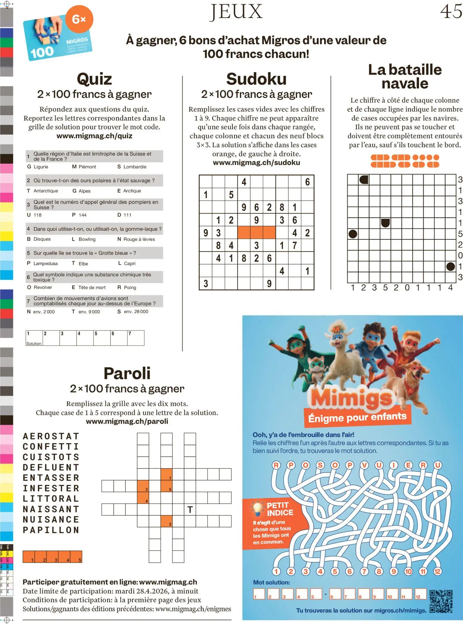 Migros aktionen FR – gültig ab 22.04.2026 | Seite: 45 | Produkte: Rouge