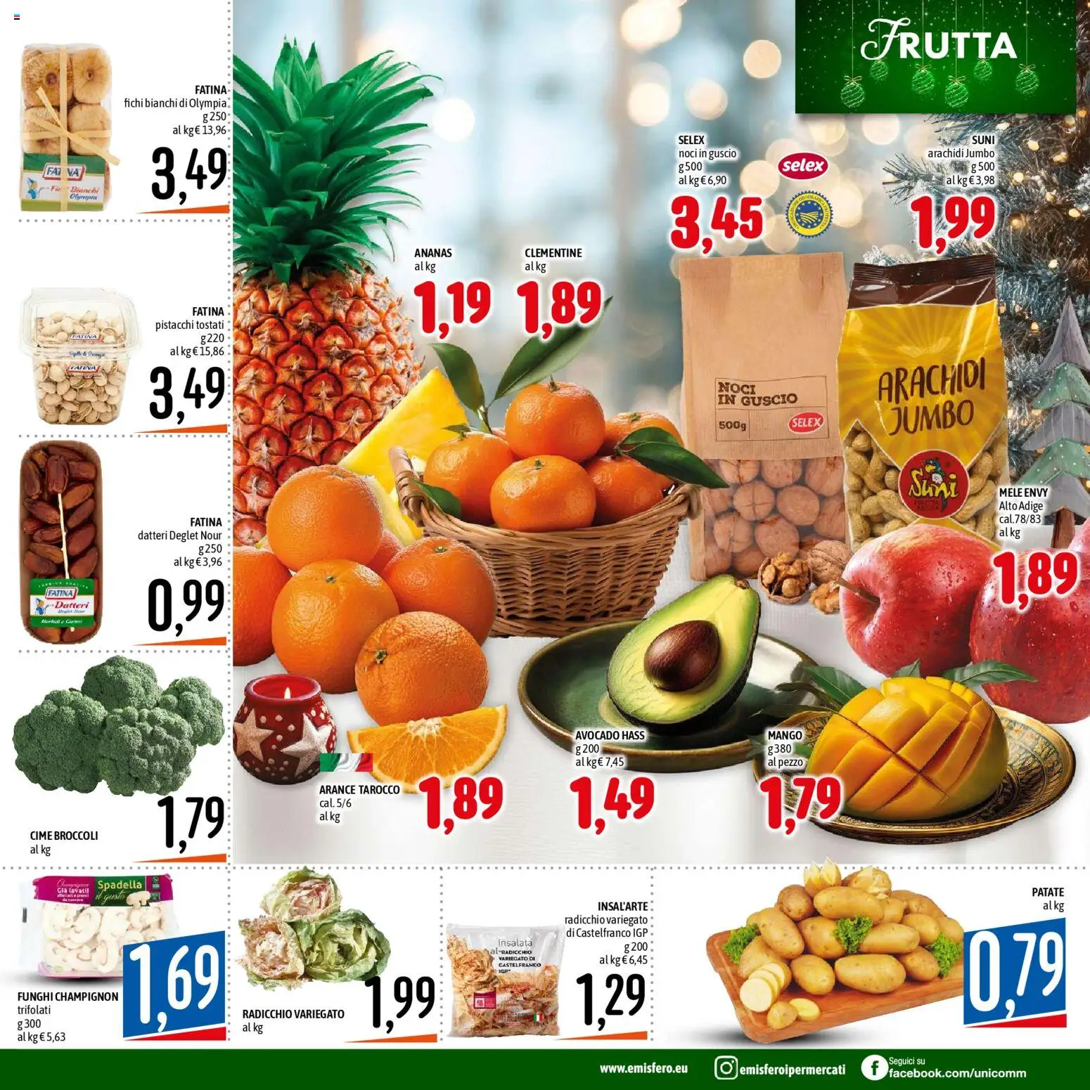 Volantino Emisfero del 11.12.2025 | Pagina: 17 | Prodotti: Arance, Ananas, Broccoli, Arachidi