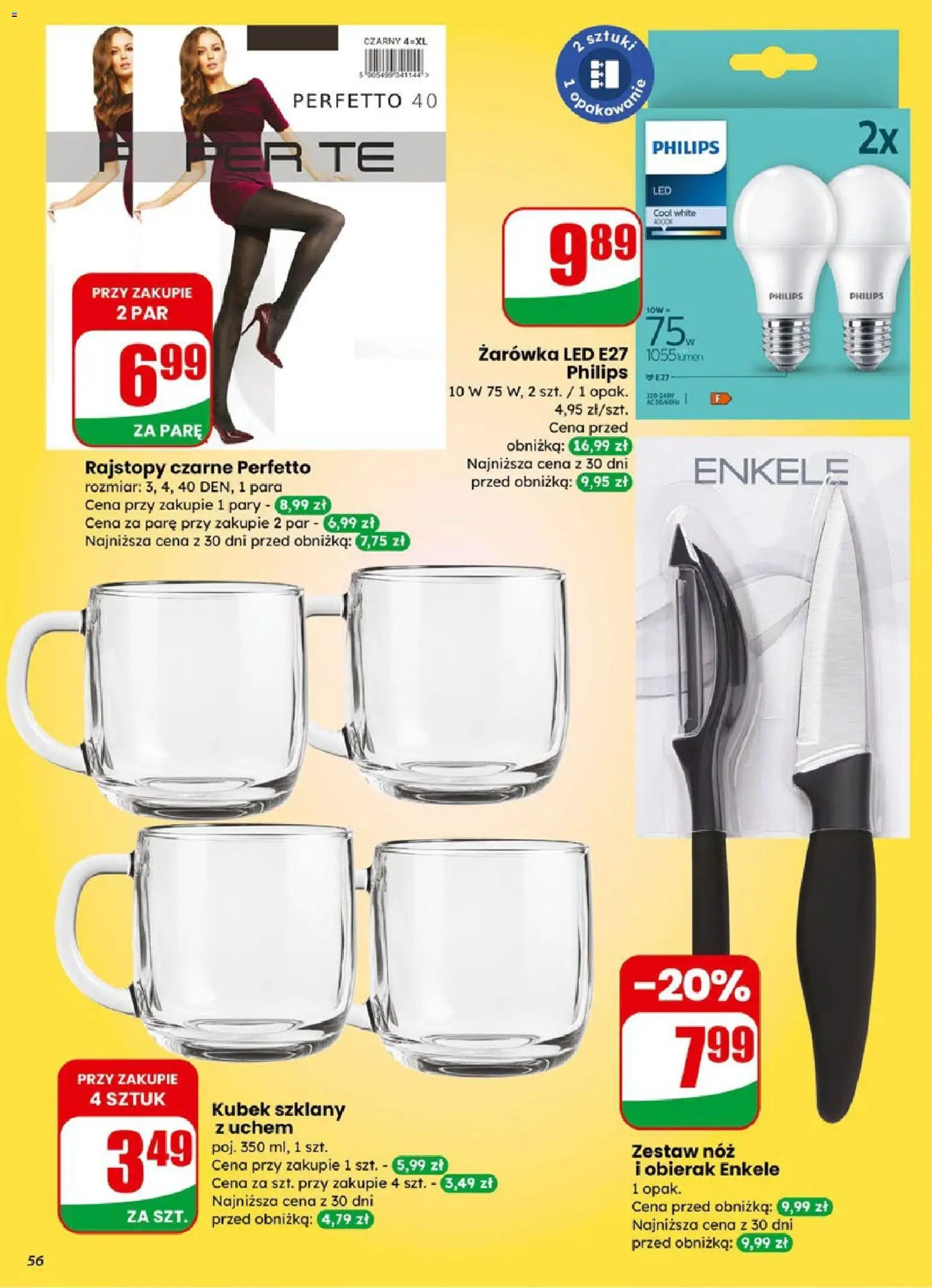 Dino Gazetka od 07.01.2026 | Strona: 56 | Produkty: Rajstopy