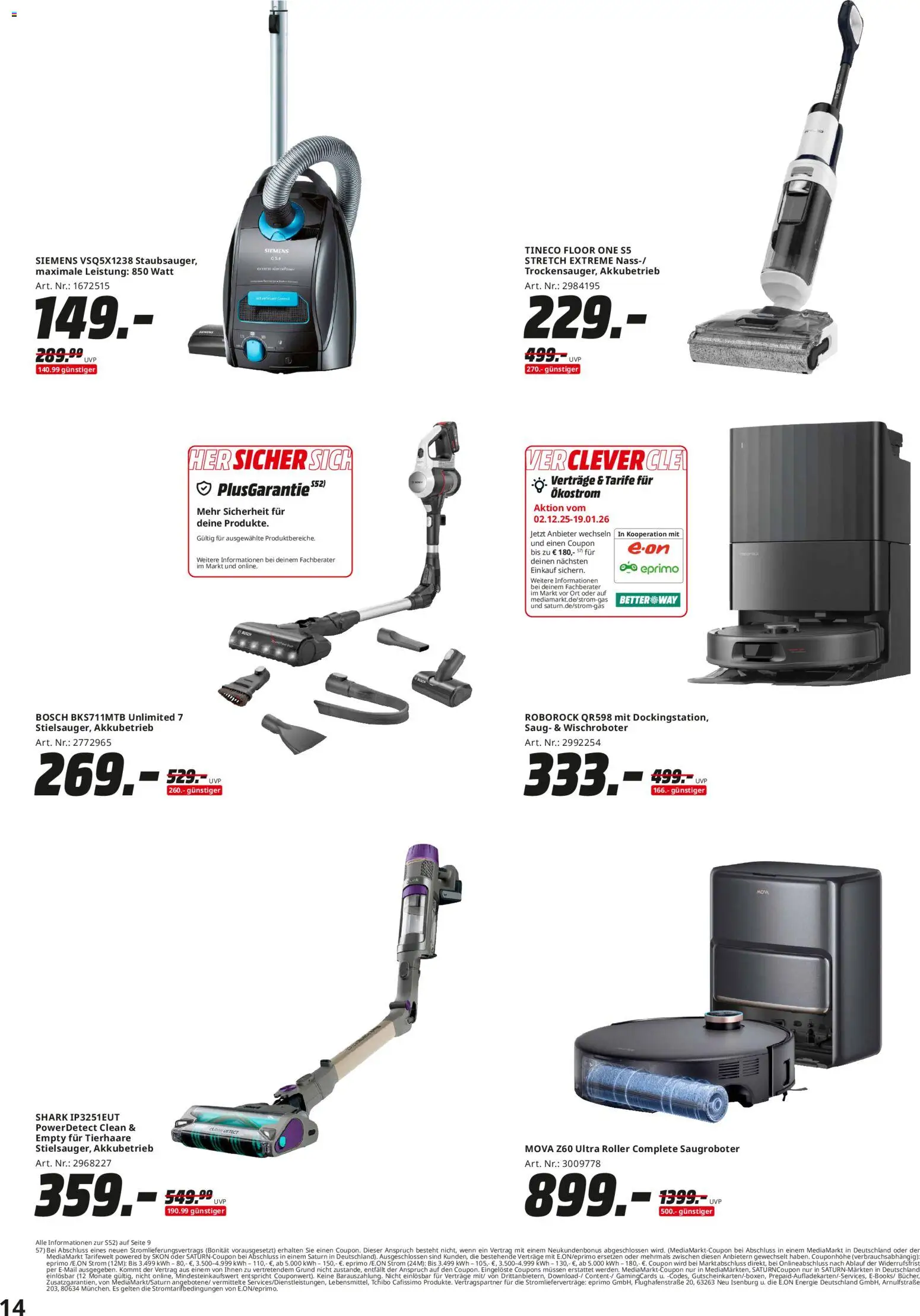 Media Markt Prospekt 	 – gültig ab 22.12.2025 | Seite: 14 | Produkte: Bosch, Siemens