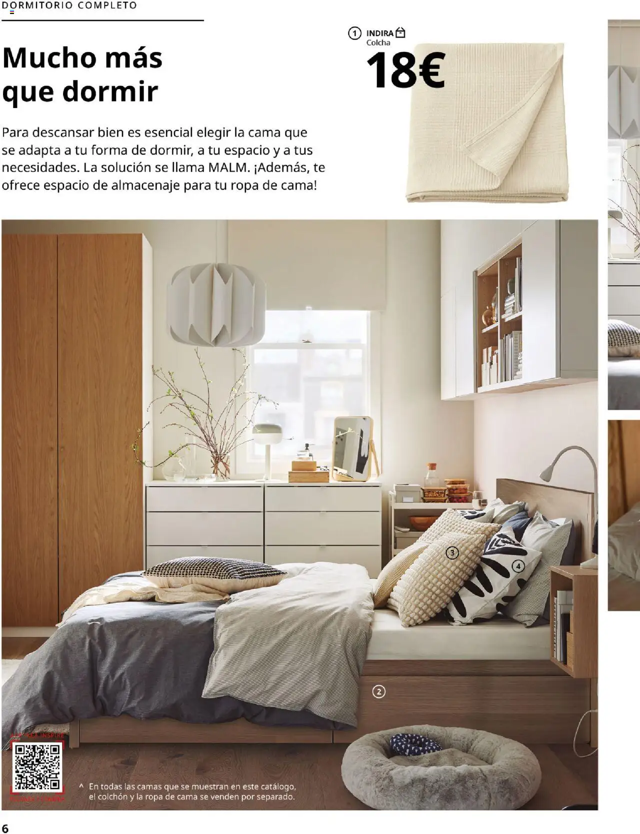 Catálogo IKEA Dormitorios │ válido desde el 04.02.2025 | Página: 6 | Productos: Té, Cama, Almacenaje, Colcha
