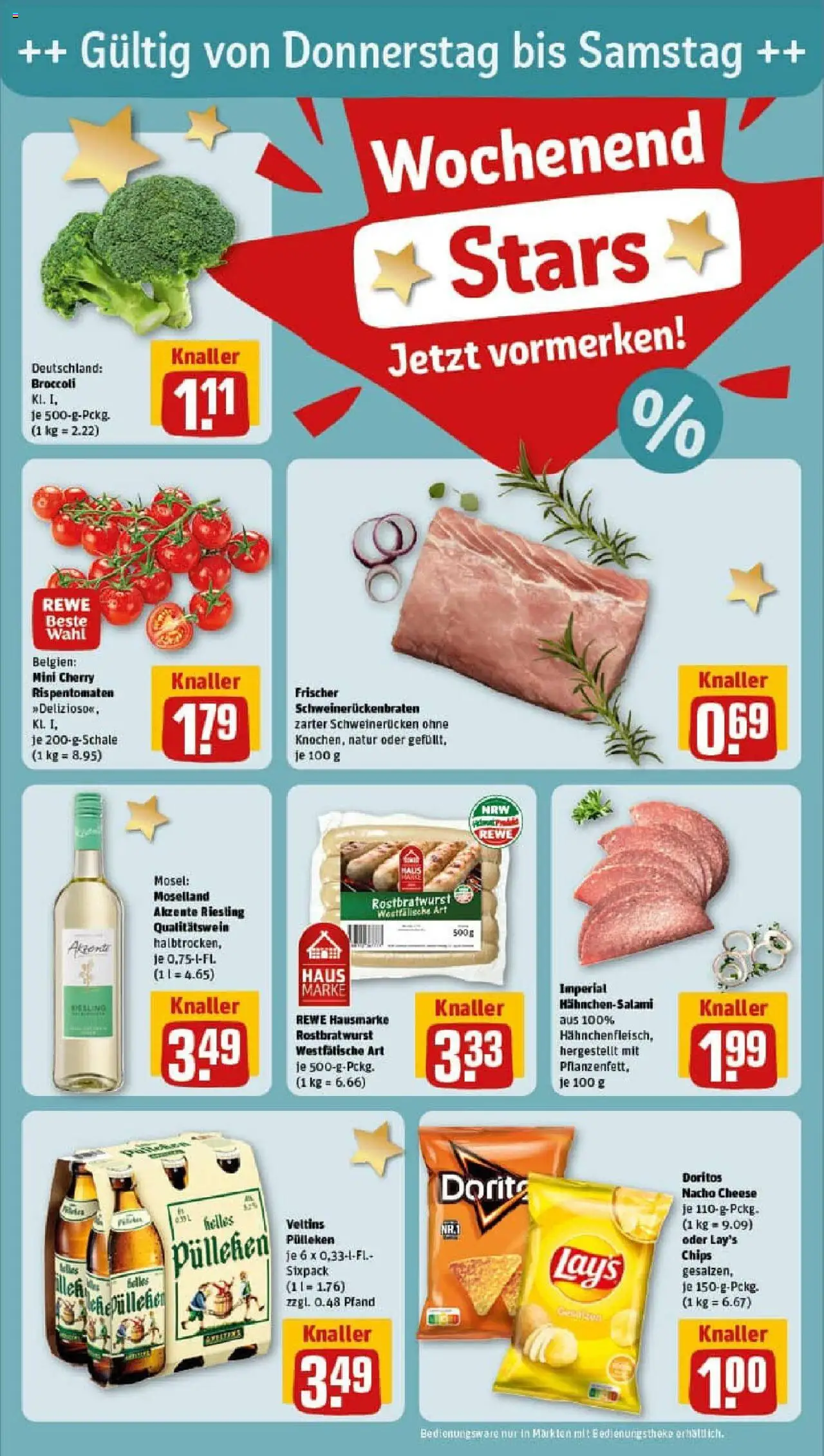Rewe prospekt Münster	 – gültig ab 06.10.2025 | Seite: 24 | Produkte: Schweinerucken, Salami, Chips, Veltins