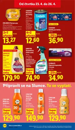 Náhled letáku COSHIDA Tyčinky pro kočky, 20 x 5 g od 23.04.2026 | Strana: 28 | Produkty: Prací gel, Mléko, Papírové kapesníky, Sanytol