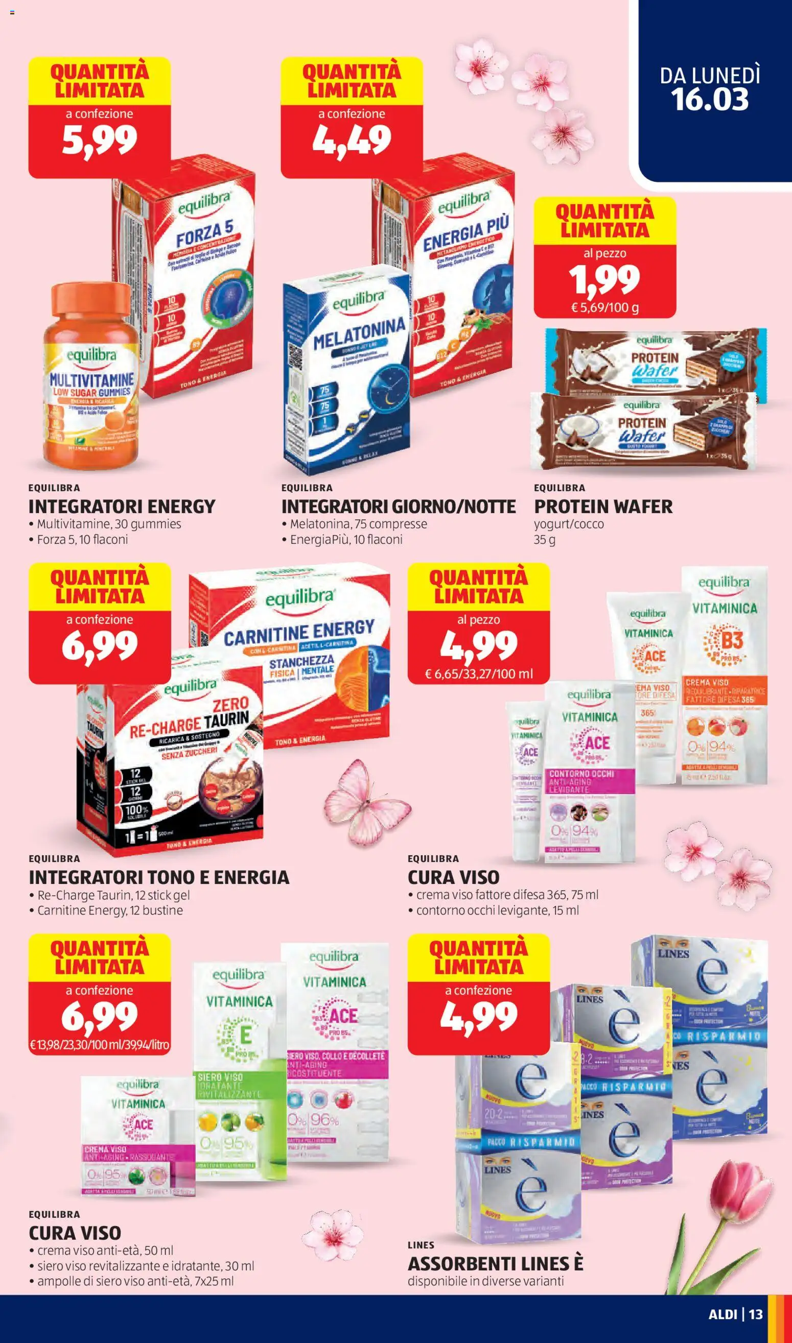 Volantino Aldi del 16.03.2026 | Pagina: 13 | Prodotti: Crema, Crema viso