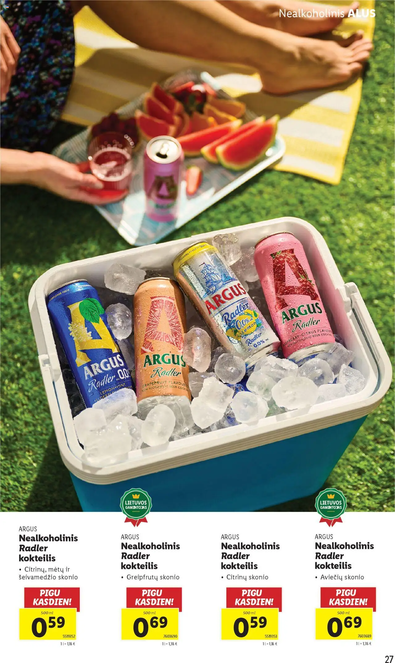 LIDL leidinys Grill & Fun│galioja nuo 21.04.2025 | Puslapis: 27 | Prekių: Nealkoholinis alus, Nealkoholinis kokteilis, Alus