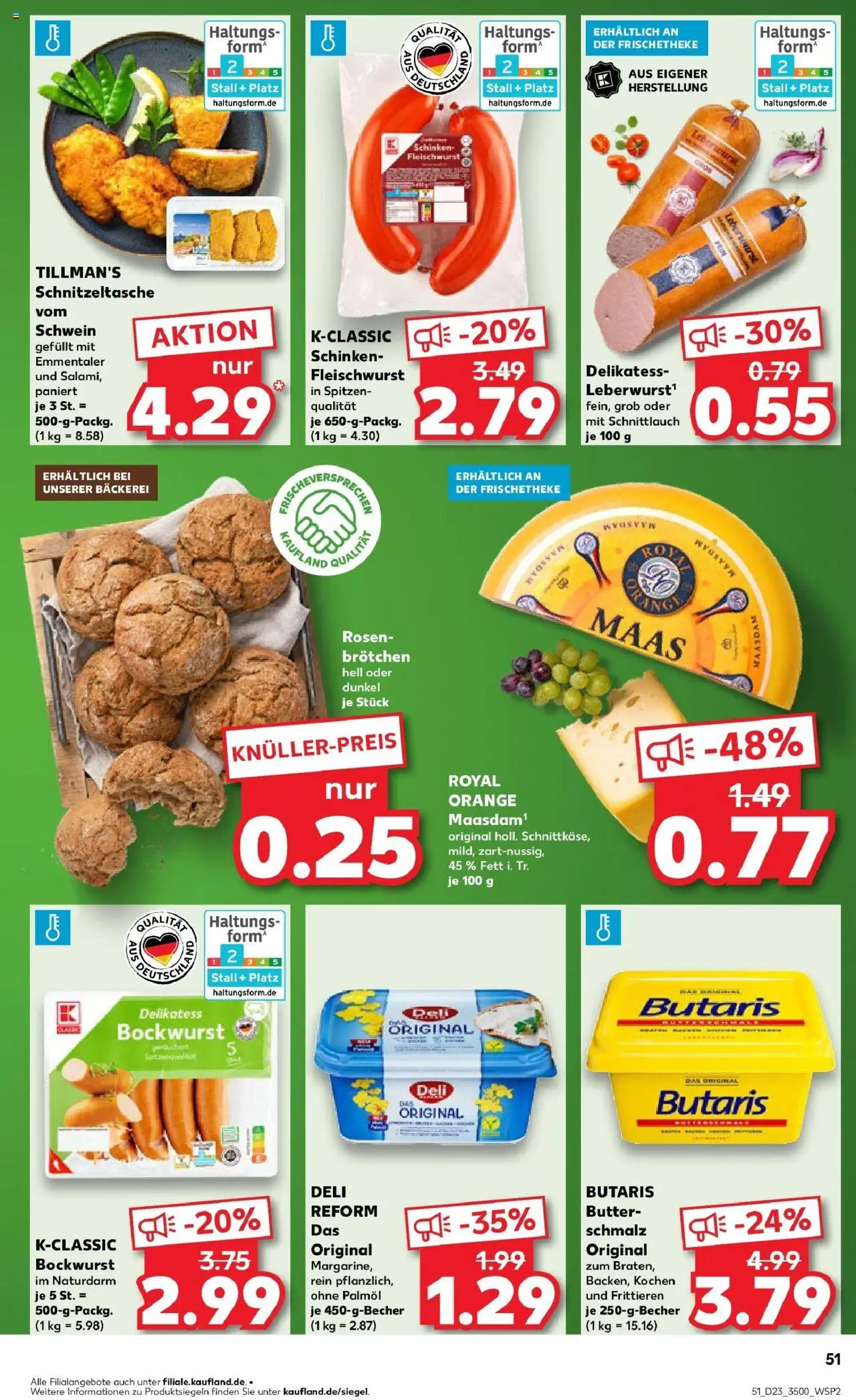 Kaufland prospekt Zwickau	 - gültig ab dem 09.06.2025 | Seite: 4 | Produkte: Margarine, Bäckerei, Butter, Deli reform