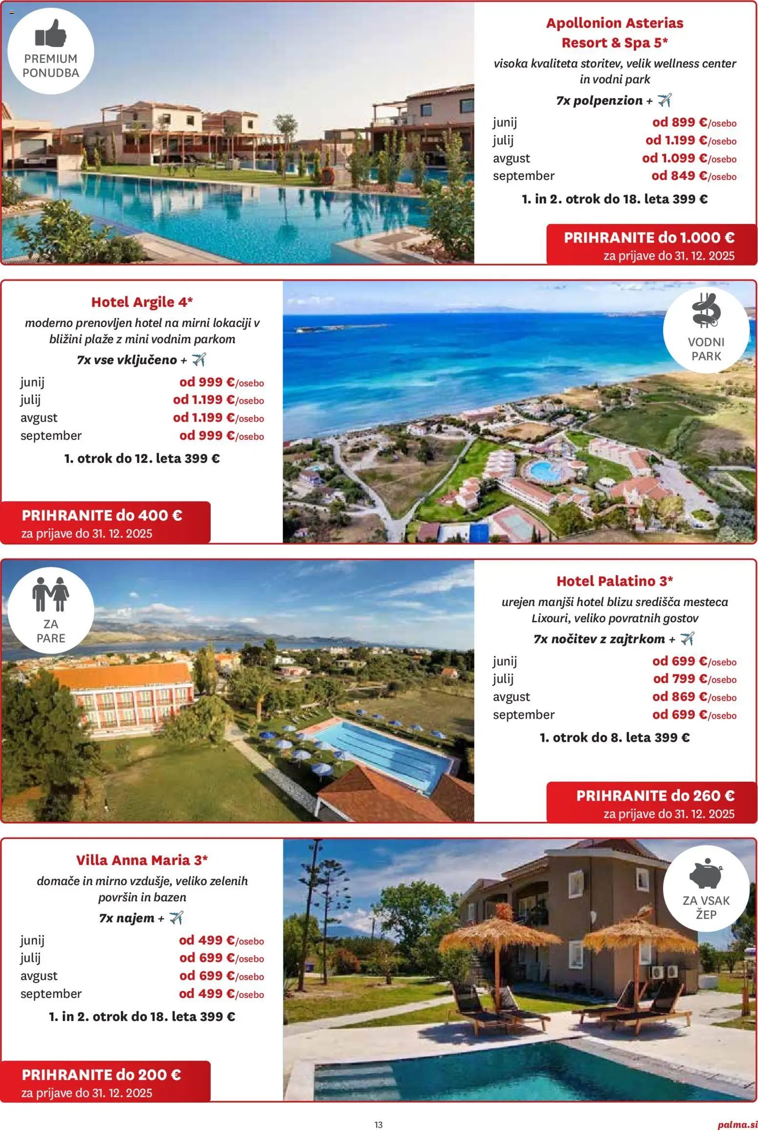 Novi Palma katalog ponudbe – veljaven od 06.11.2025 | Stran: 13 | Izdelki: Bazen