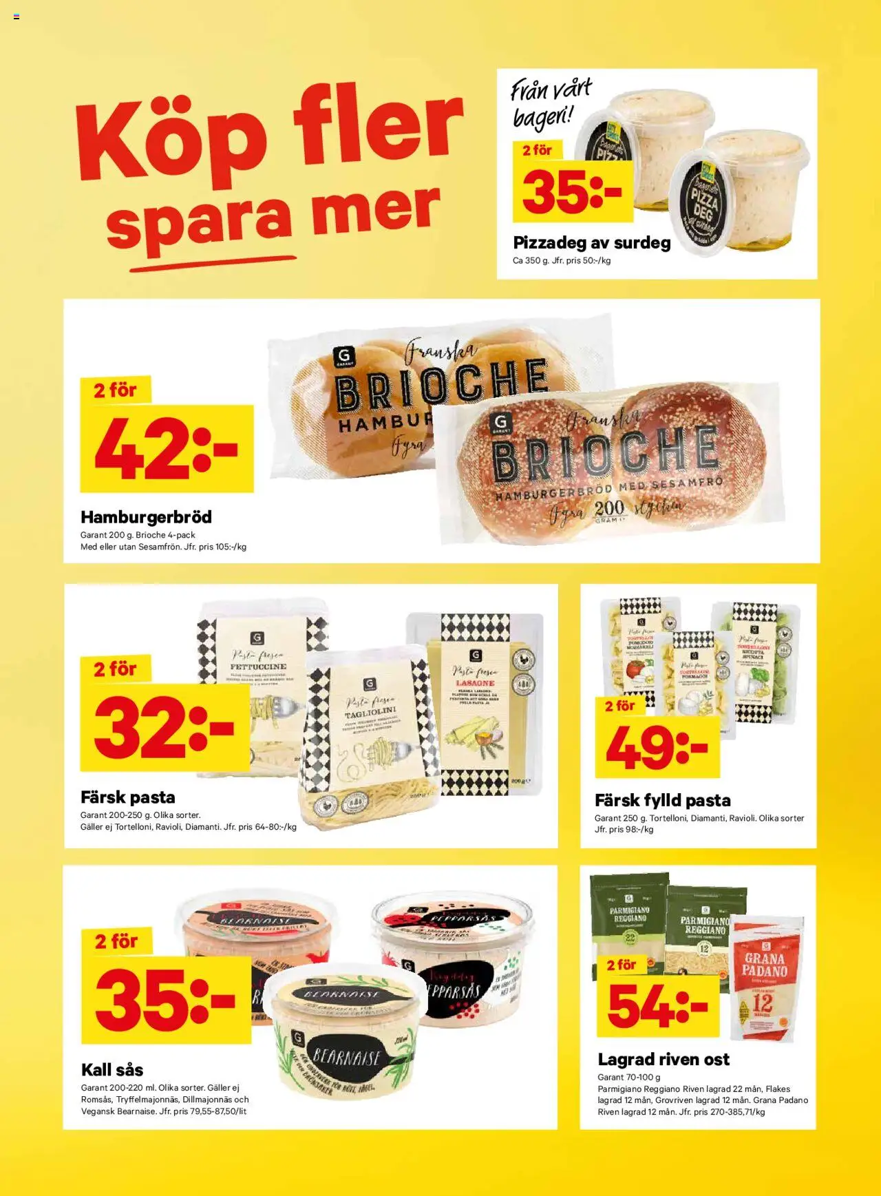 City Gross reklamblad aktuell från 18.08.2025 | Sida: 12 | Produkter: Bageri, Galler, Hamburgerbröd, Riven ost
