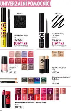 Náhled letáku Oriflame katalog č.14/2025 od 01.10.2025 | Strana: 50 | Produkty: Nehty, Řasenka, Tužka na oči, Rtěnka