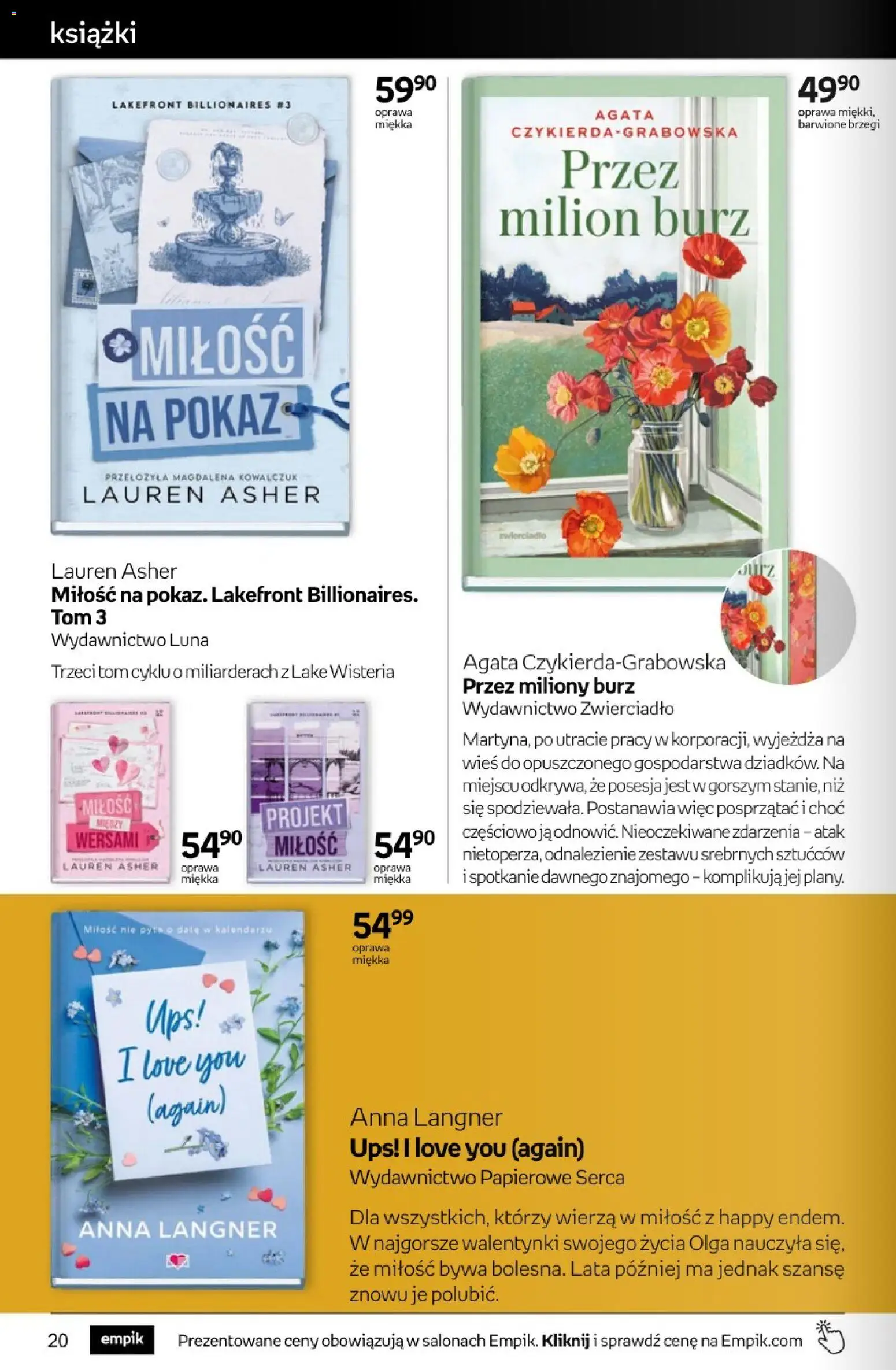 Empik promocje - Tom kultury Książki od 28.01.2026 | Strona: 20