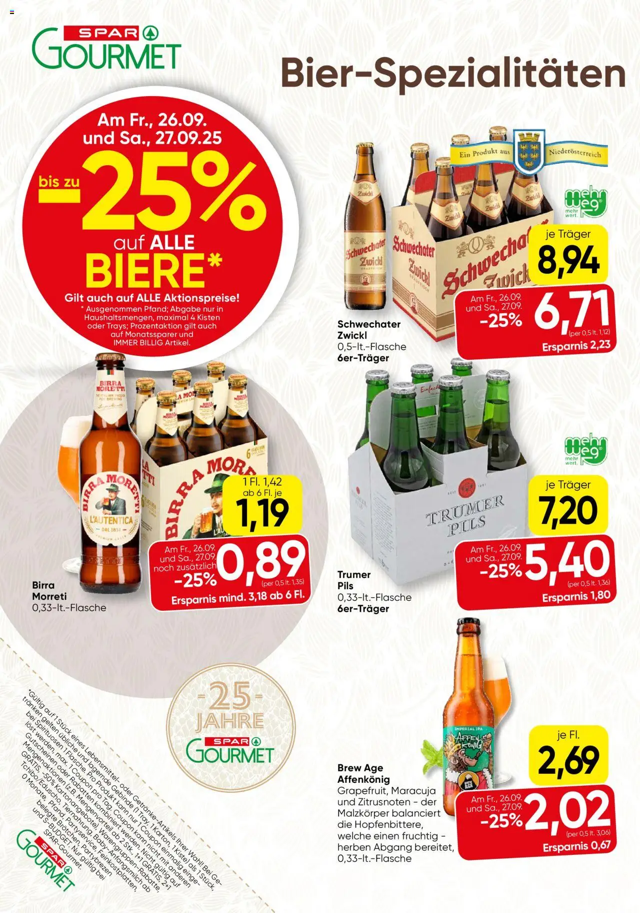 SPAR Gourmet Flugblatt gültig ab 25.09.2025 | Seite: 2 | Produkte: Libacomb