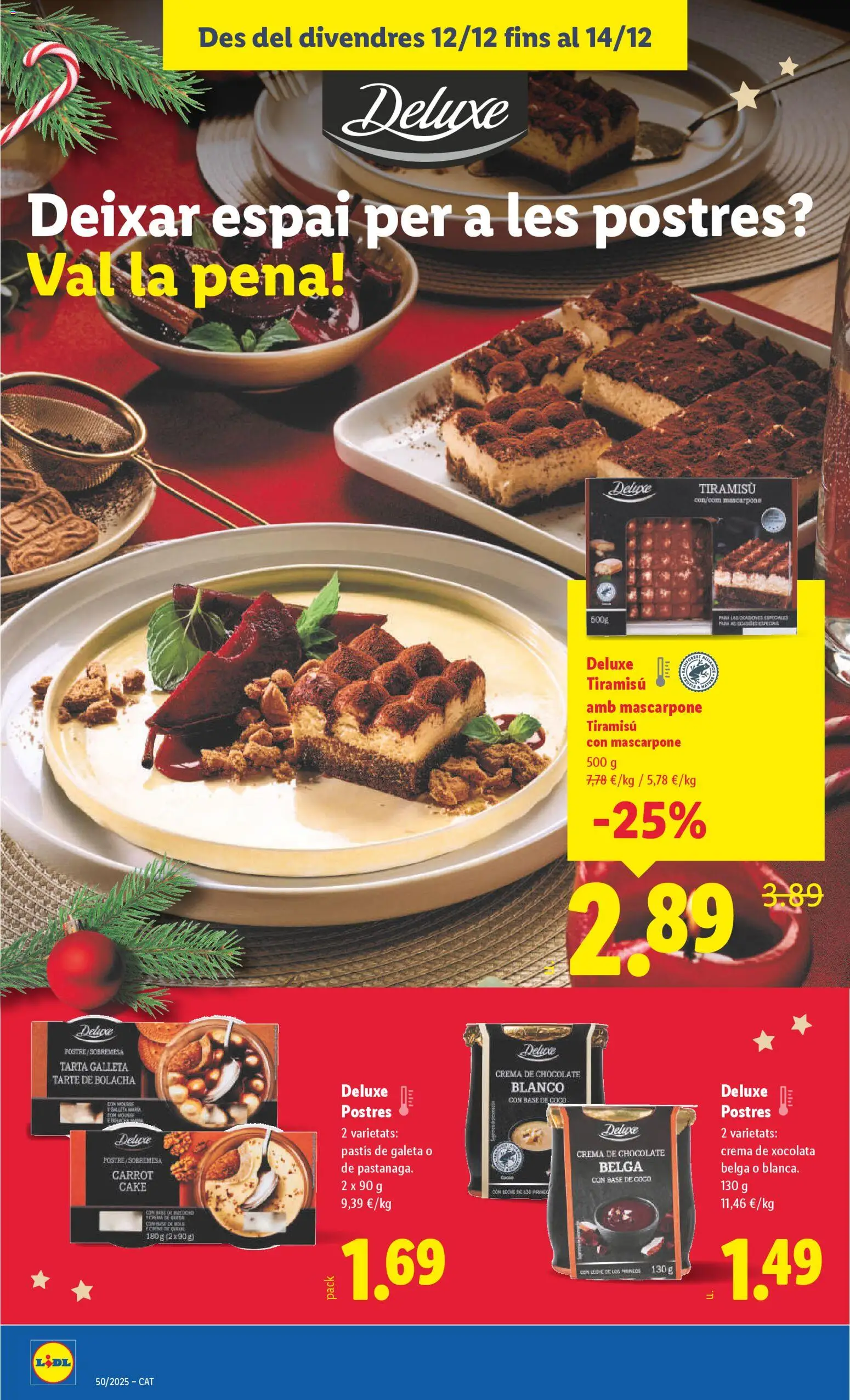 Lidl folleto │ válido desde el 08.12.2025 | Página: 46 | Productos: Chocolate, Τυρόπιτα, Crema, Bizcocho