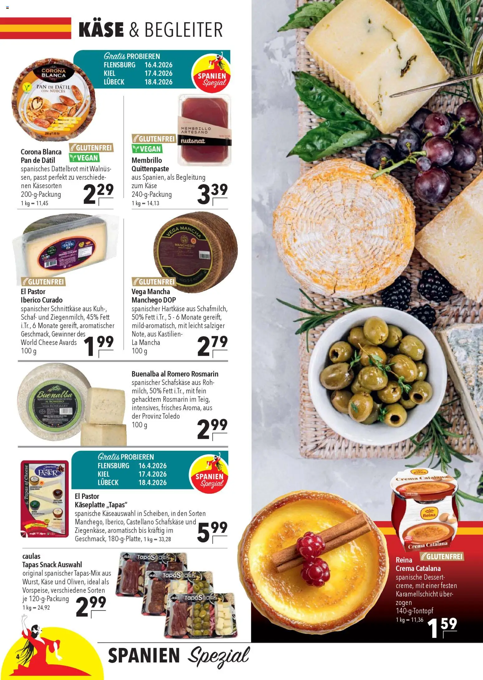 CITTI Markt Prospekt 	 – gültig ab 15.04.2026 | Seite: 4 | Produkte: Käse, Schafskase