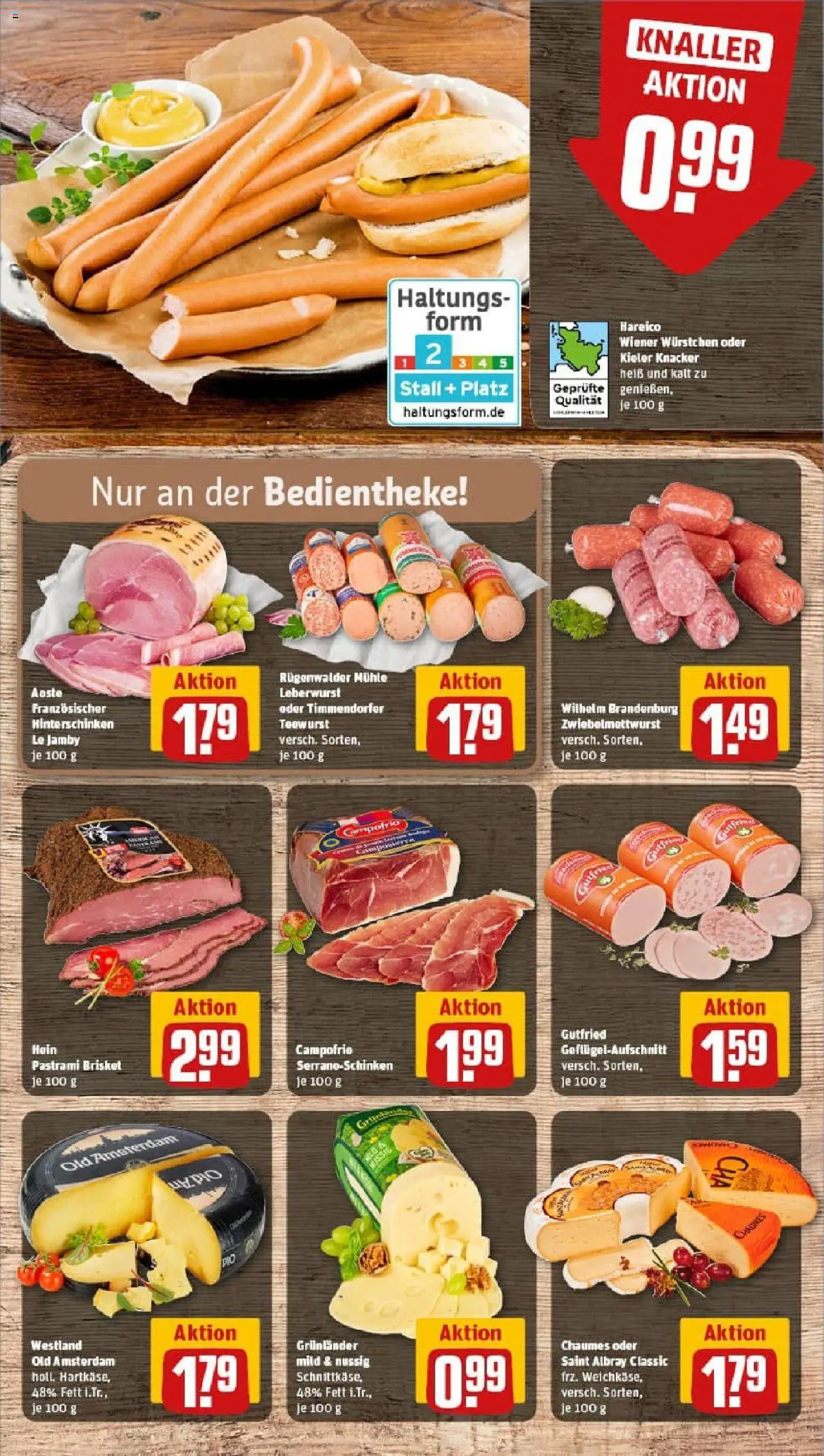 Rewe prospekt Schleswig	 – gültig ab 13.10.2025 | Seite: 9 | Produkte: Mühle, Wiener wurstchen, Grunlander