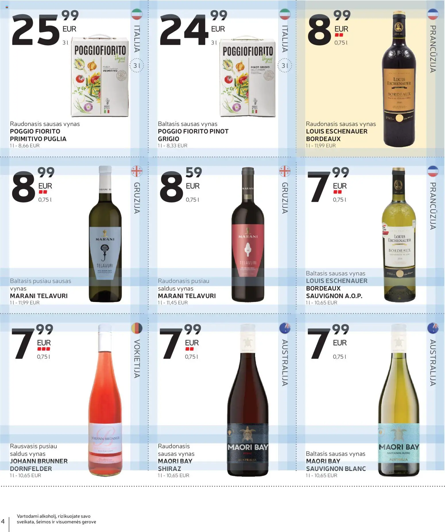 Rimi akcijos nuo 17.03.2026 | Puslapis: 4 | Prekių: Vynas