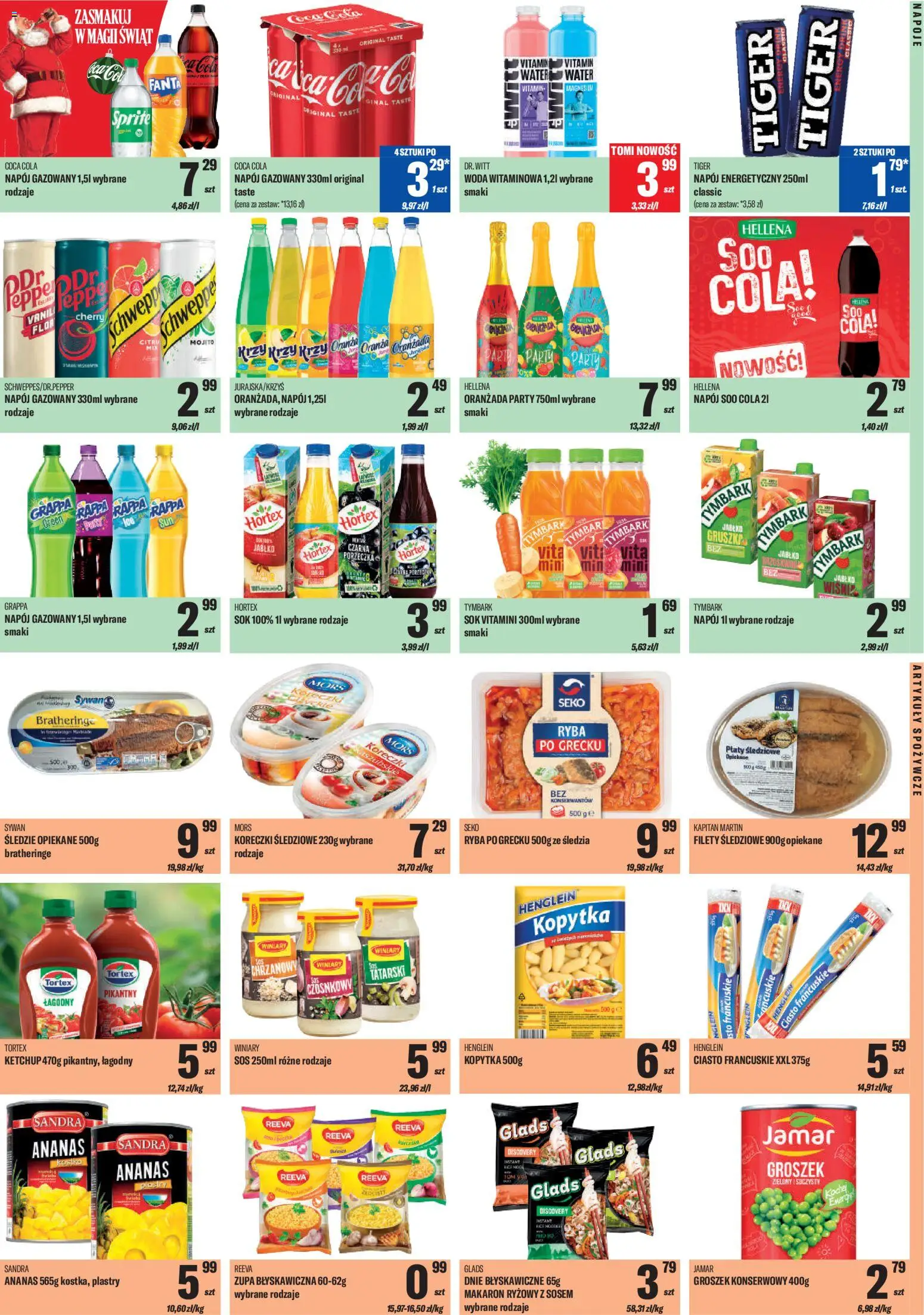 TomiMarkt Gazetka od 19.12.2025 | Strona: 5 | Produkty: Coca cola, Grappa, Ryba po grecku, Sos