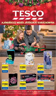 Tesco Karácsonyi katalógus - amely érvényes a következő dátumtól: 29.10.2025