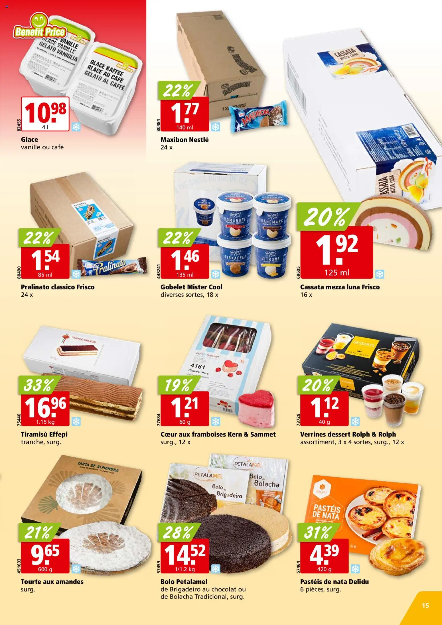 Aligro Aktionen Chavannes, Matran, Genève, Sion – gültig ab 05.01.2026 | Seite: 15 | Produkte: Glace, Kaffee, Zitrone