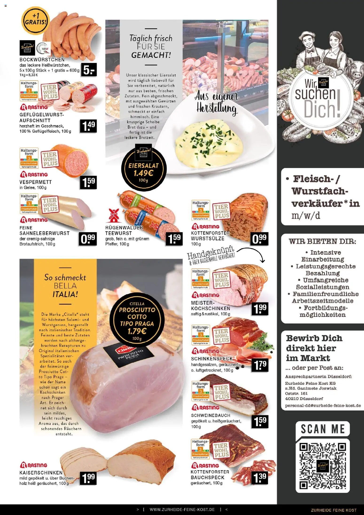 Edeka Zurheide Prospekt 	 – gültig ab 11.01.2026 | Seite: 3 | Produkte: Schweinebauch, Brot, Salami