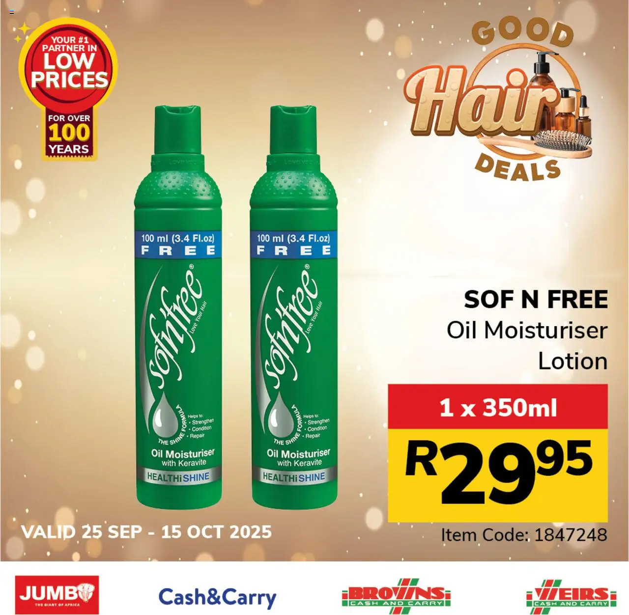 New Jumbo catalogue – valid from 25.09.2025 | Page: 10 | Products: Oil, Lotion