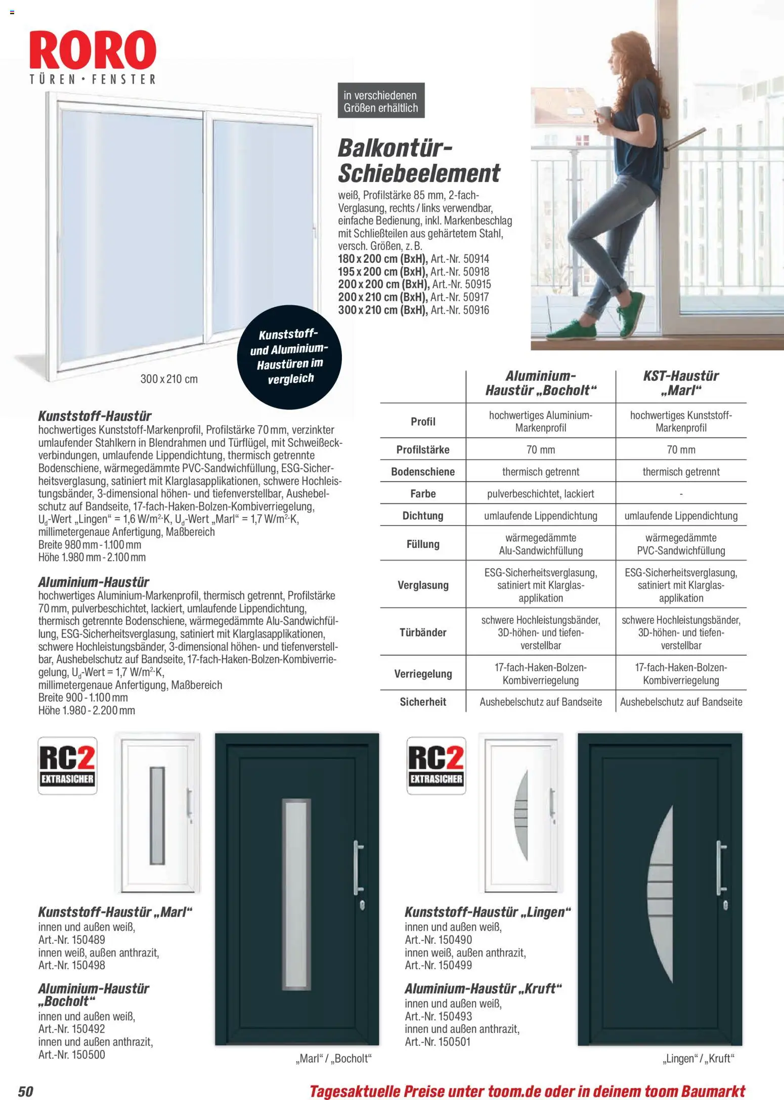 Toom Baumarkt Baustoffe & Bauelemente 2026 – gültig ab 20.02.2026 | Seite: 50
