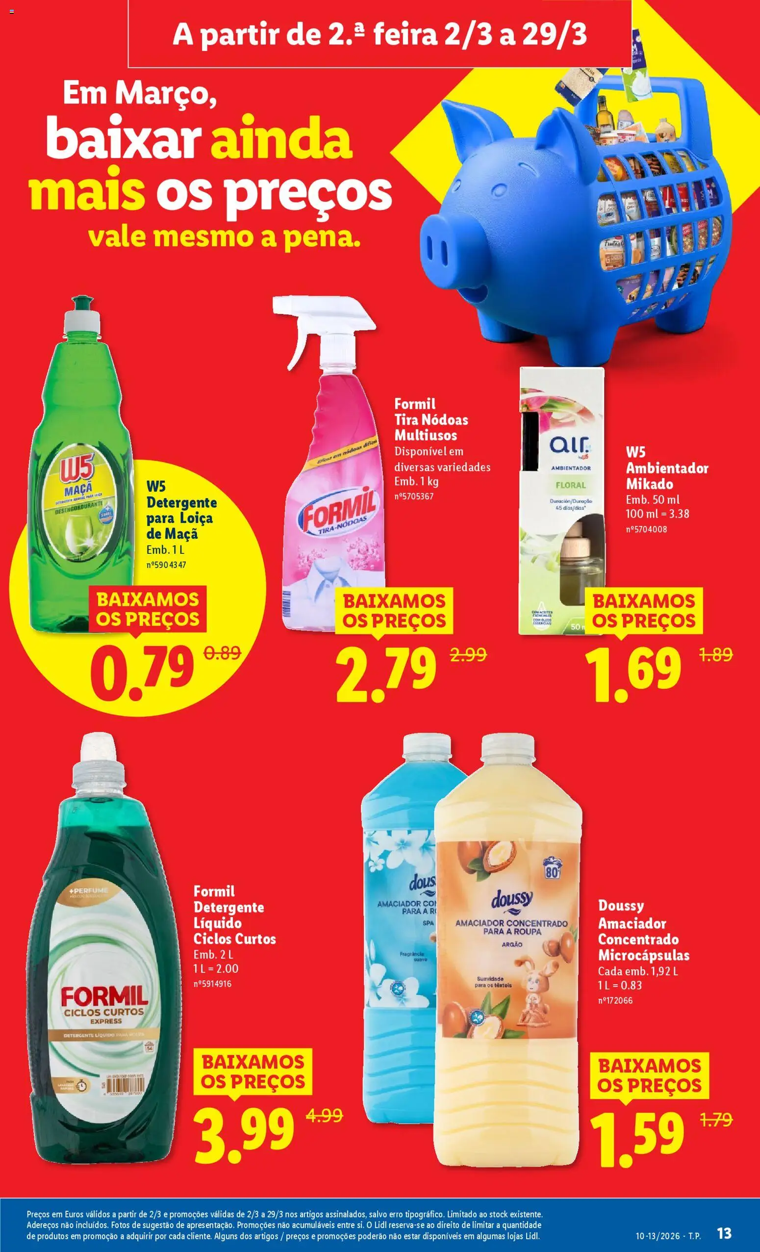 Lidl folheto │ válido de 02.03.2026 | Página: 13 | Produtos: Perfume, Fragrância, Detergente, Maça