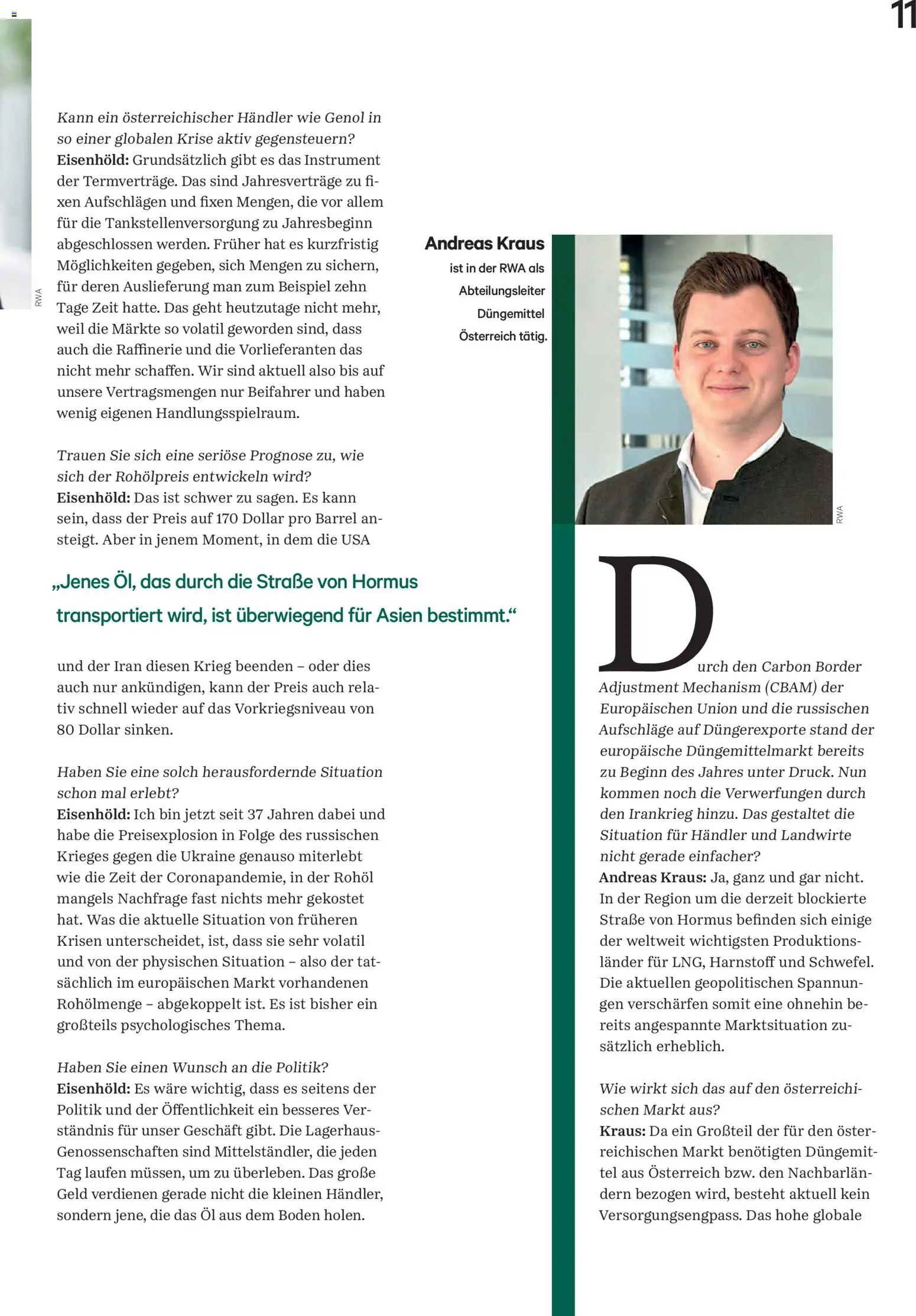 Lagerhaus Unser Land Mai 2025 gültig ab 01.05.2026 | Seite: 12 | Produkte: Öl