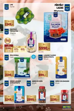 Metro - Ünnepi katalógus - amely érvényes a következő dátumtól: 01.12.2025 | Oldal: 3 | Termékek: Fokhagyma, Omega 3, Lazac, Száraztészta