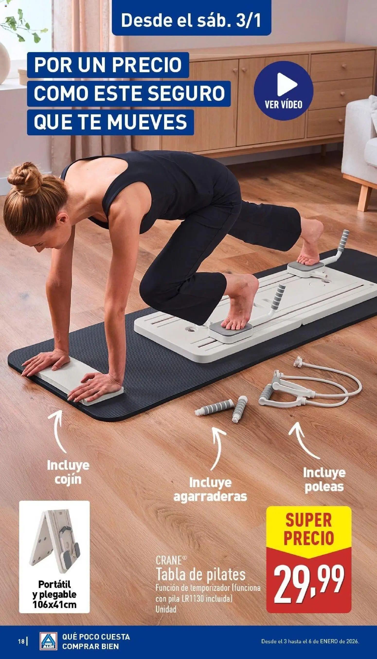 Aldi folleto Baleares │ válido desde el 29.12.2025 | Página: 18 | Productos: Té, Video, Cojín