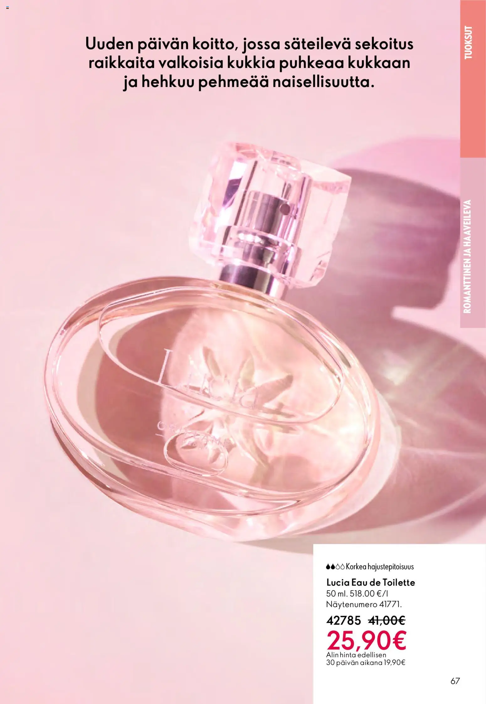 Oriflame - Esite 01 – voimassa 31.12.2025 alkaen | Sivu: 67 | Tuotteet: Eau de toilette