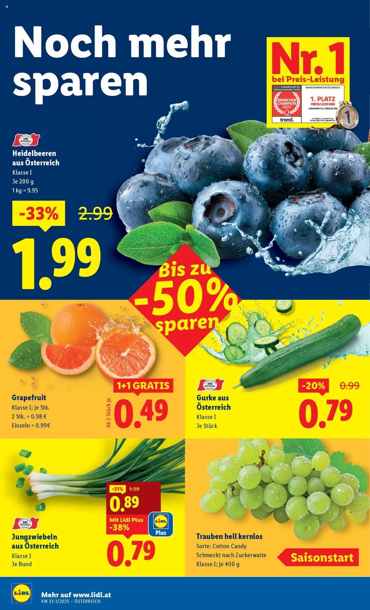 Lidl Flugblatt -Eisenstadt, Ebenfurth, Mattersburg gültig ab 07.08.2025 | Seite: 36 | Produkte: Grapefruit