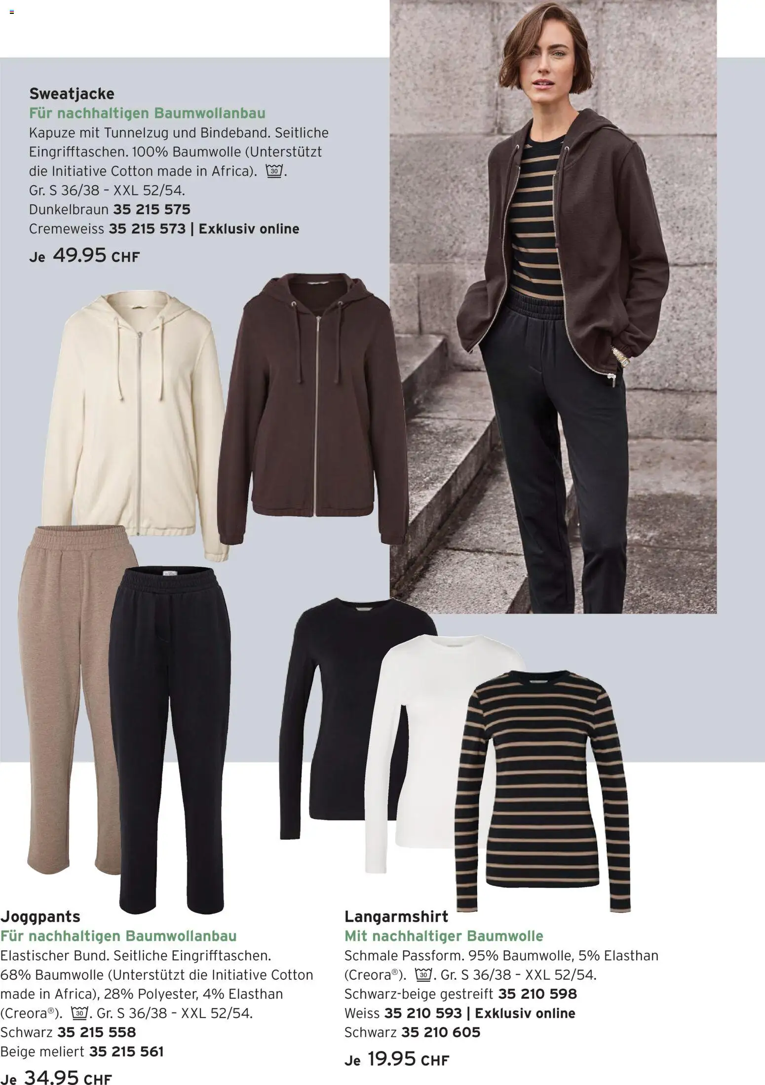 Tchibo Aktionen – gültig ab 27.01.2026 | Seite: 16 | Produkte: Sweatjacke, Langarmshirt