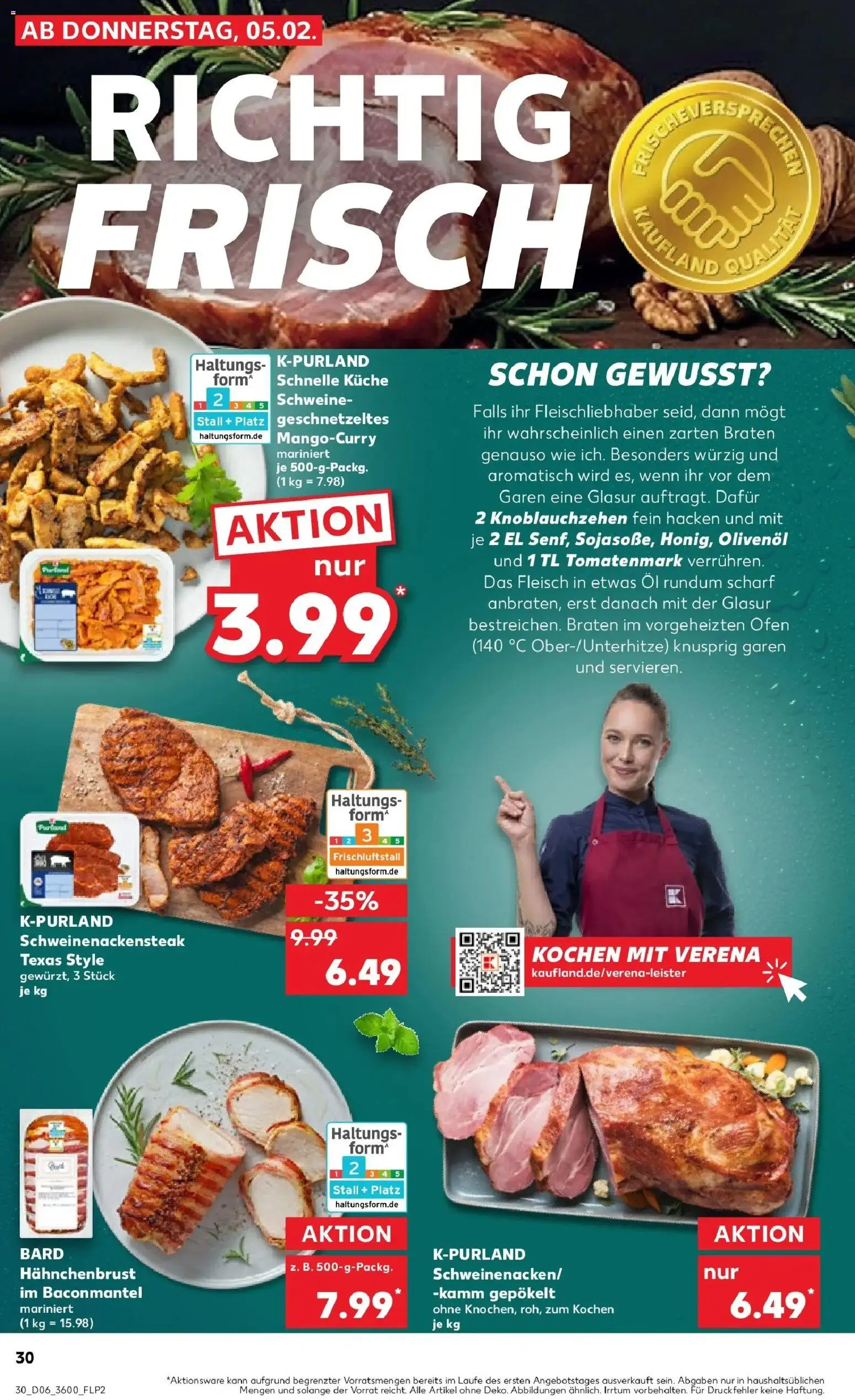 Kaufland prospekt Meiningen	 – gültig ab 05.02.2026 | Seite: 30 | Produkte: Ofen, Öl, Küche, Hahnchenbrust