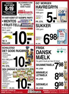 Eksempel på tilbudsavis Abc Lavpris - Gram fra butik Abc Lavpris gyldig fra 13.08.2025