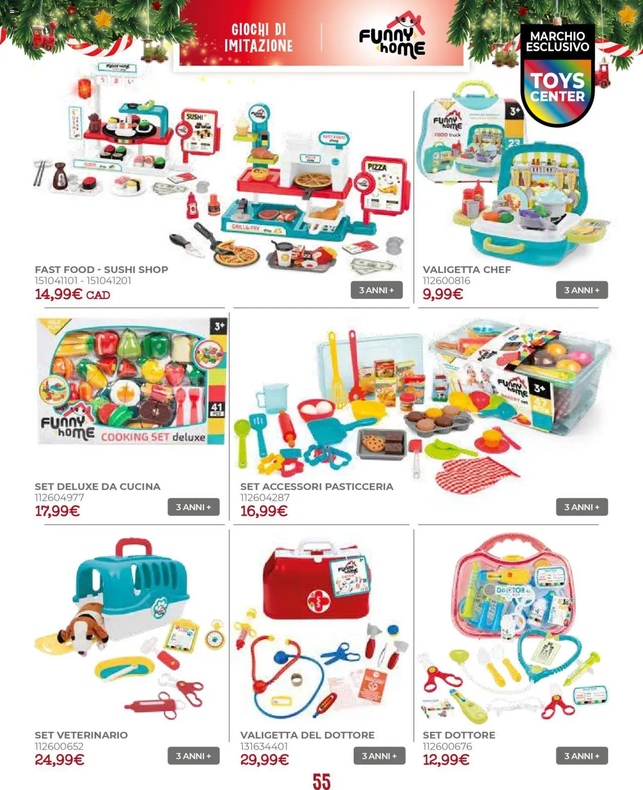 Volantino Toys Center del 17.10.2025 | Pagina: 57 | Prodotti: Pizza, Valigetta, Sushi